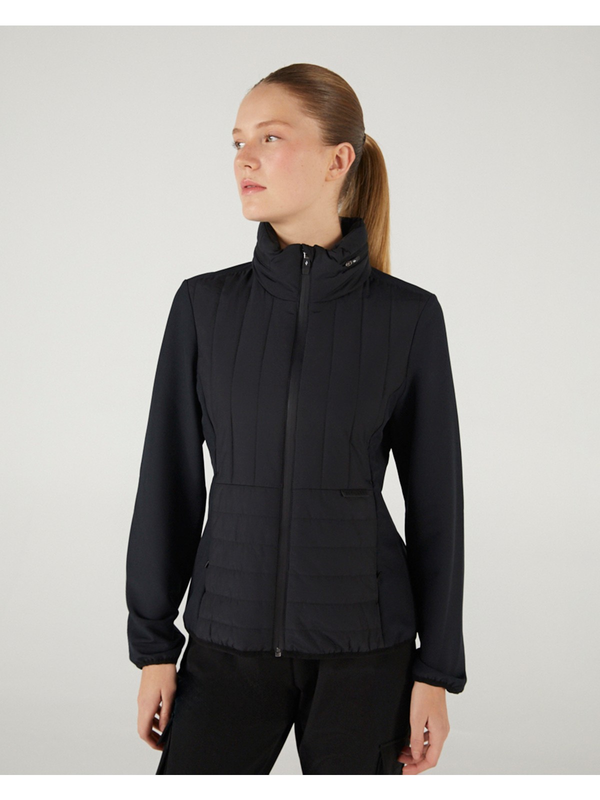 Skechers W Padded Jacket Kadın Ecru Mont S242063-1983 - Görsel 3