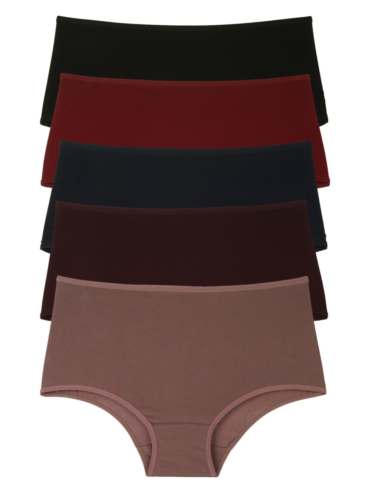 Nicoletta Beyaz Kadın Külot 5'li Paket - Görsel 8