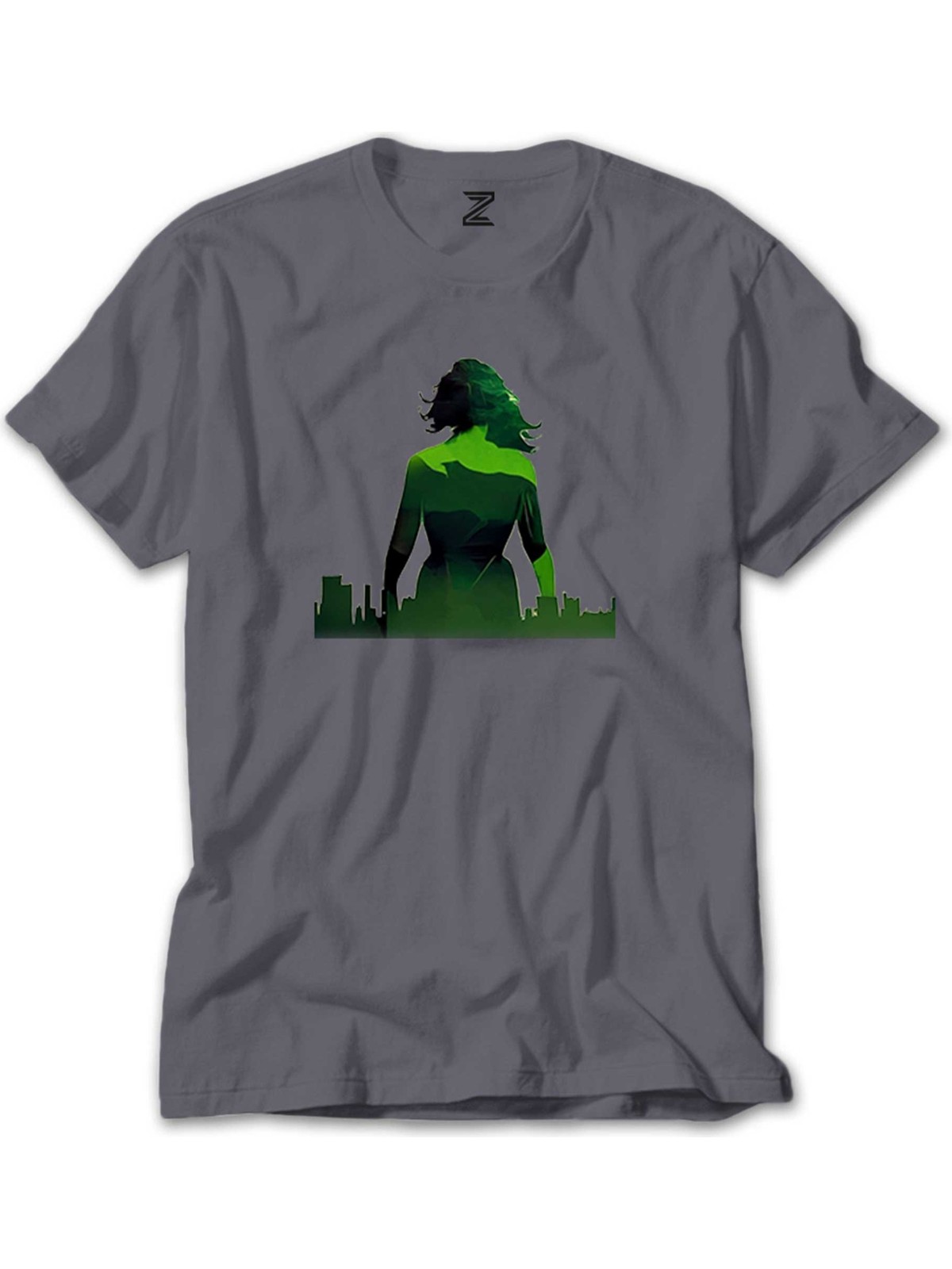 Wakha She Hulk City Gri Tişört