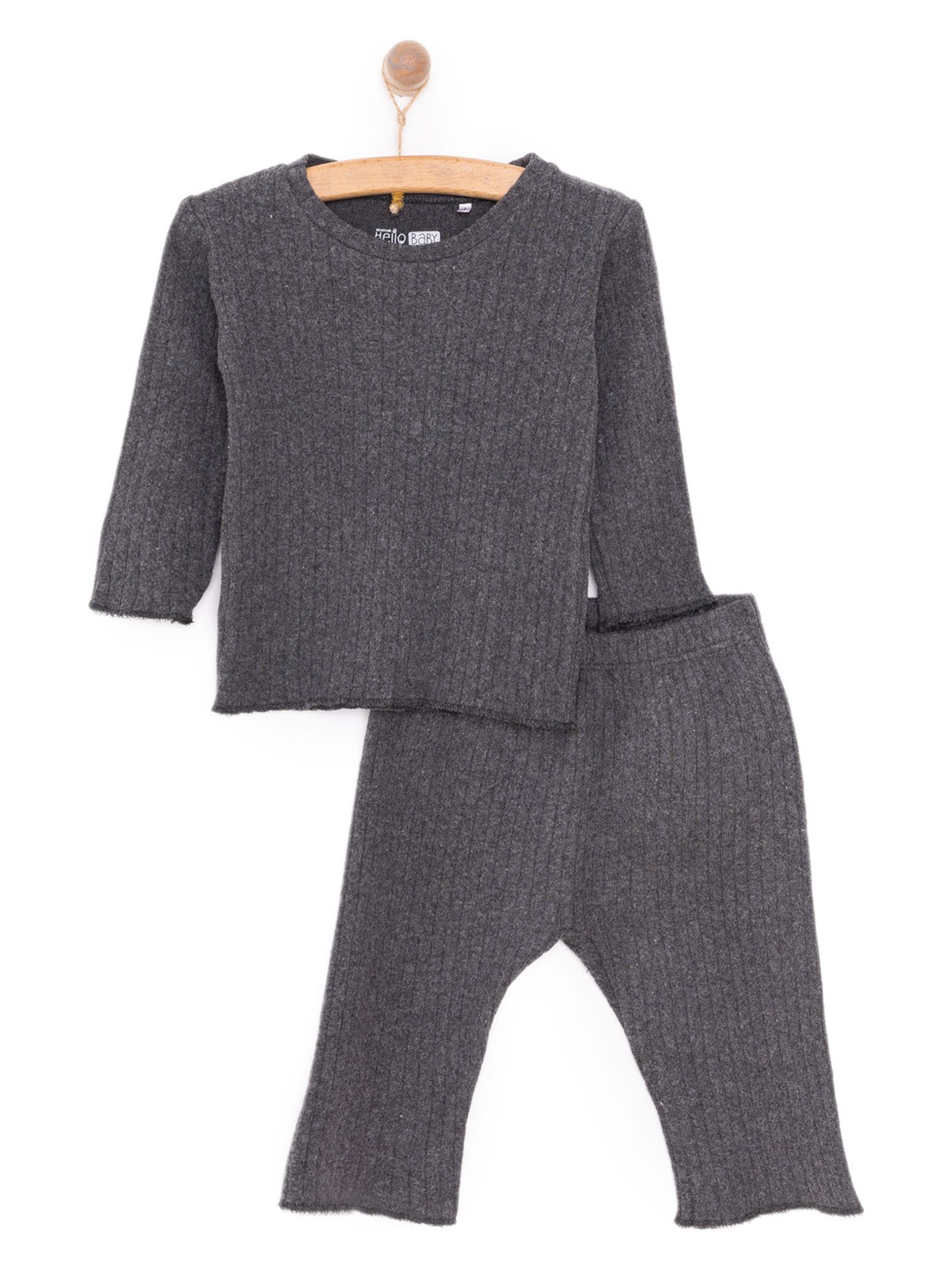 HelloBaby Kaşkorse Uzun Kol Pijama Takımı Erkek Bebek