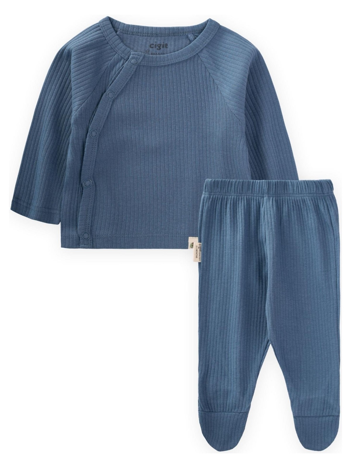 Cigit Fitilli Ayaklı Takım 0-9 Ay Lacivert - Görsel 4