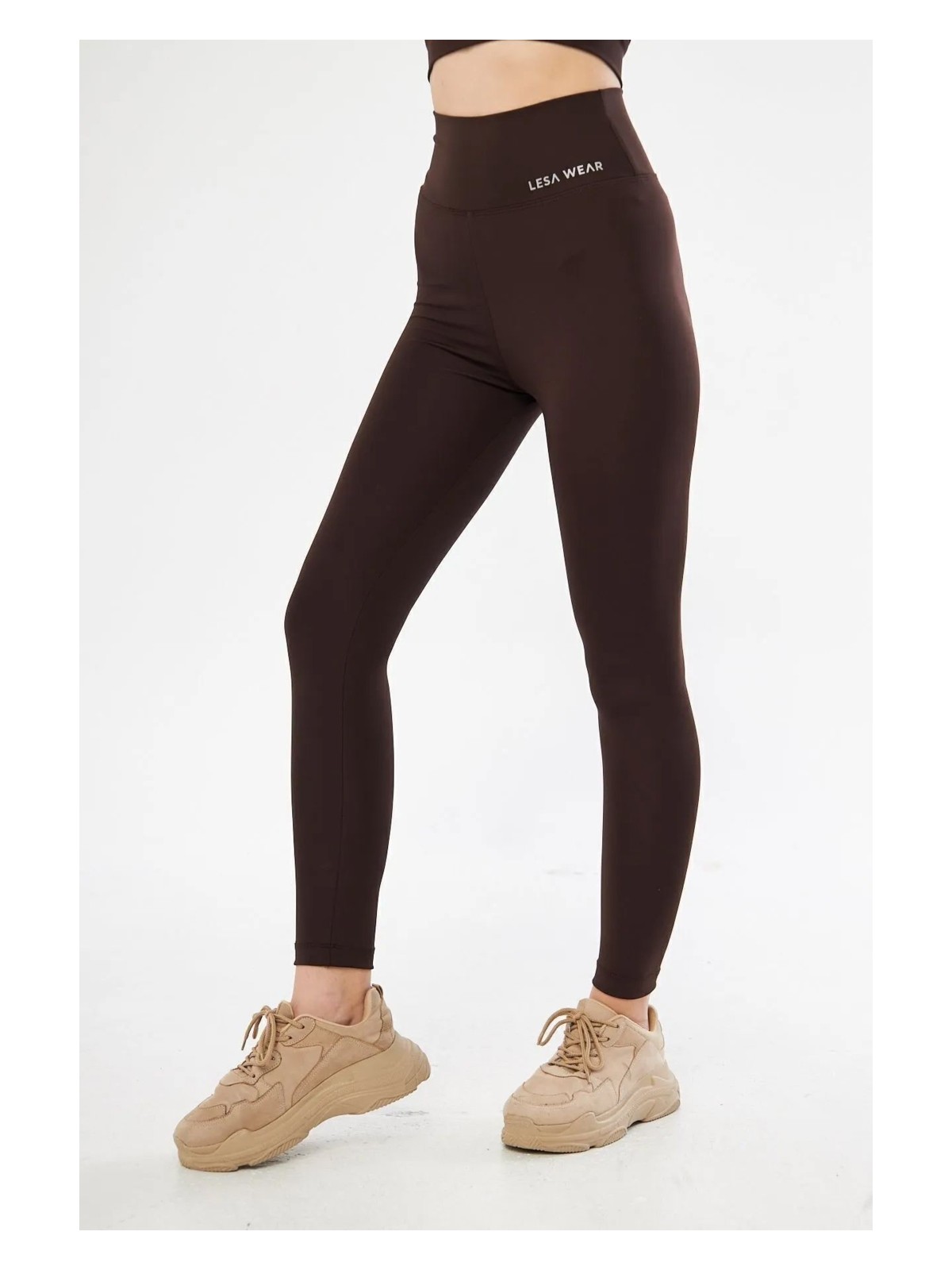 Lesa Wear Yüksek Bel Likralı Toparlayıcı Tayt - Görsel 4