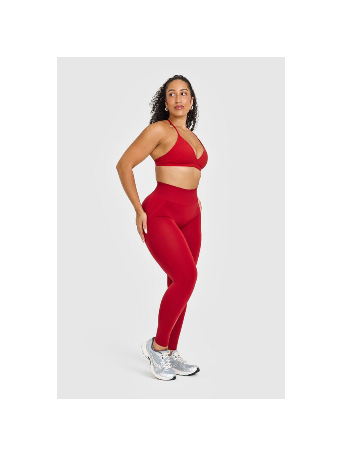 Gymhams Gh-Oa Serisi Kalçası Büzgülü Push Up Kalça Şekillendirici Seamless Scrunch Likralı Spor Kadın Tayt - Görsel 4