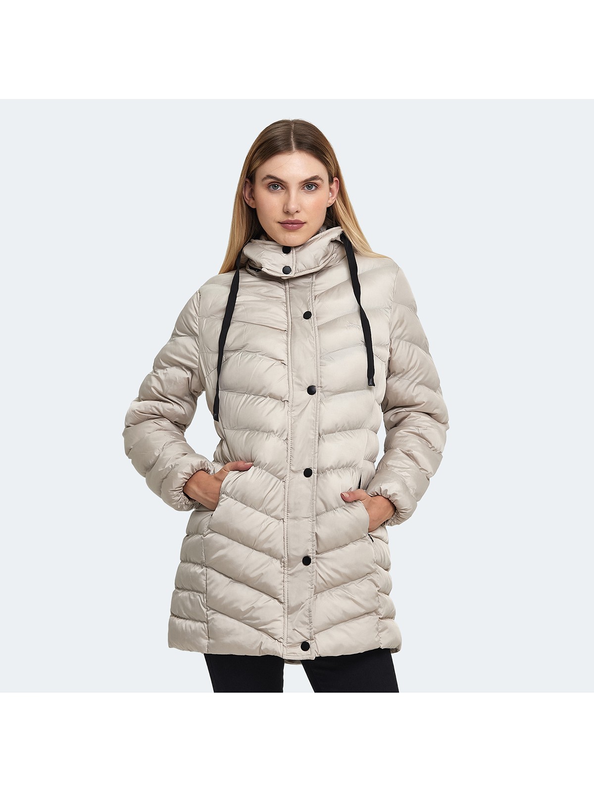 Slazenger GWEN Kadın Mont & Kaban Taba - Görsel 3