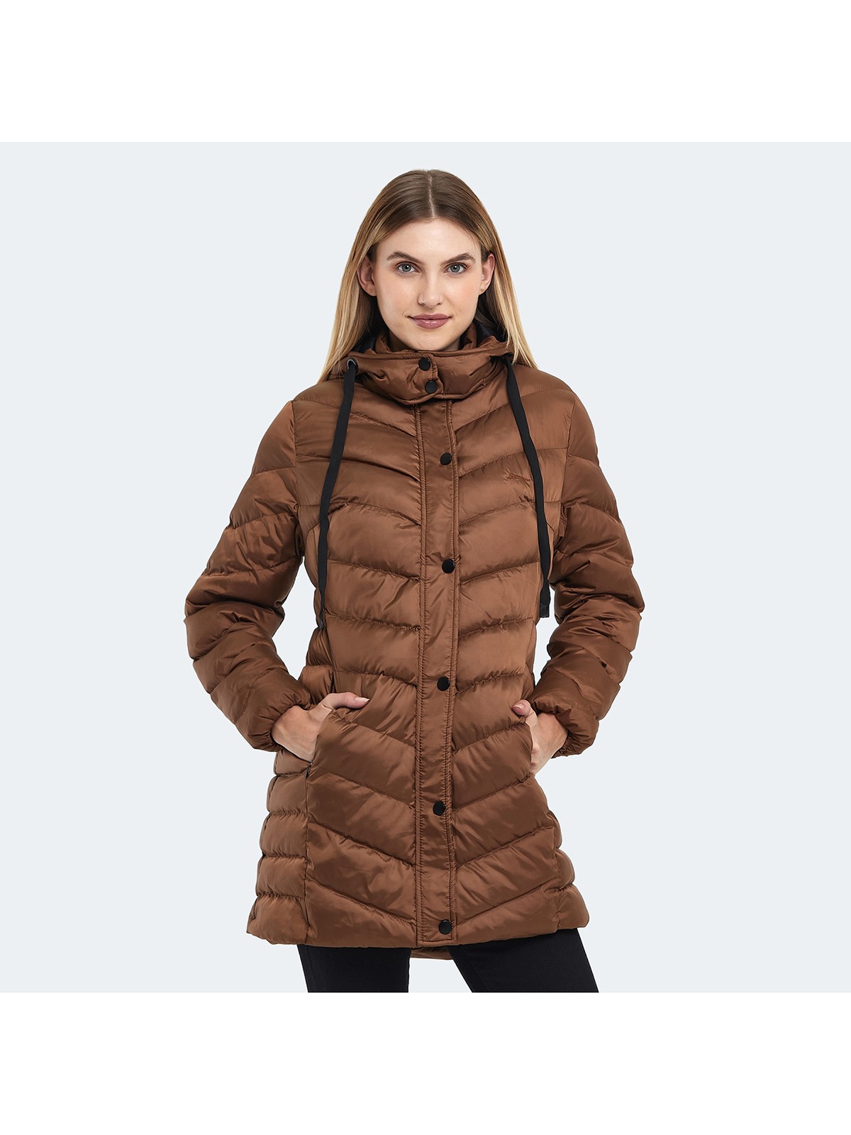 Slazenger GWEN Kadın Mont & Kaban Taba