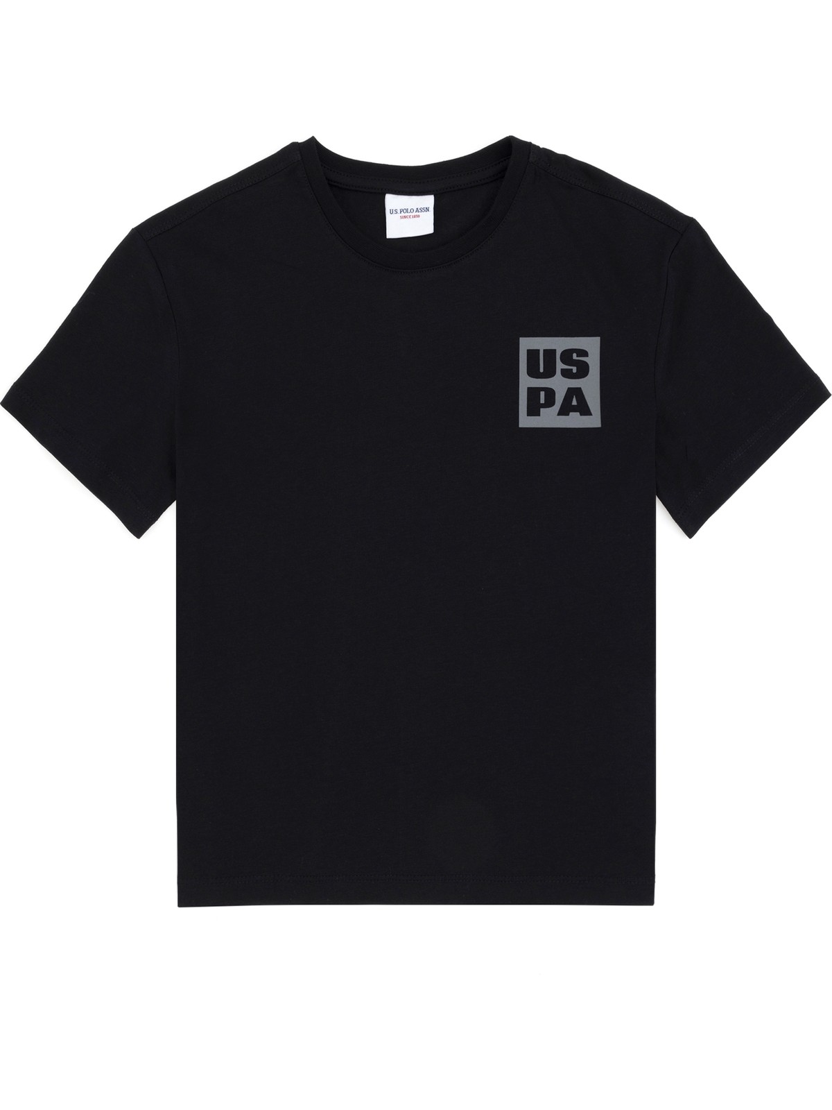 U.S. Polo Assn. Erkek Çocuk Kırmızı Comfort Basic Bisiklet Yaka Tişört 50295447-VR086 - Görsel 7