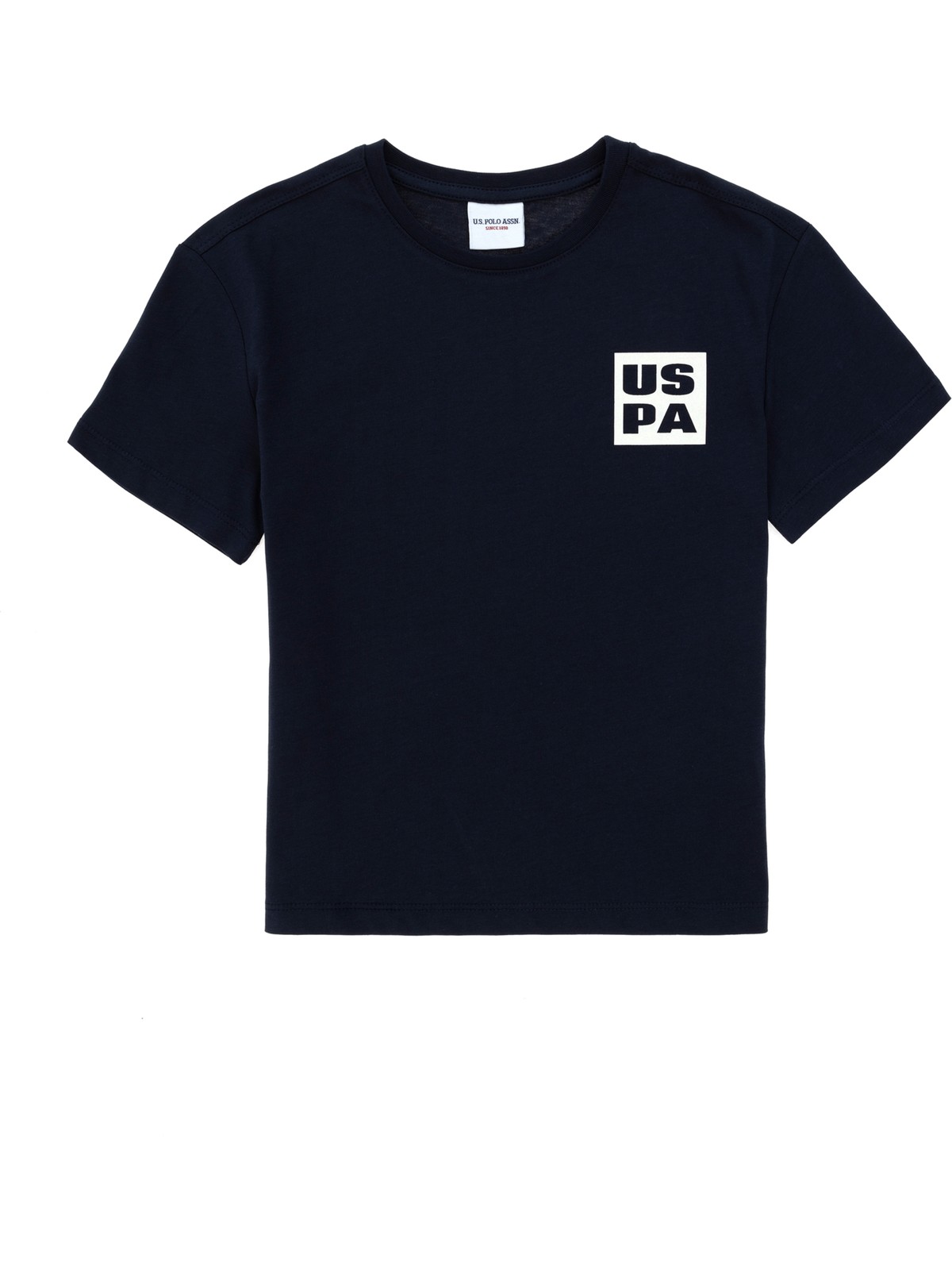 U.S. Polo Assn. Erkek Çocuk Kırmızı Comfort Basic Bisiklet Yaka Tişört 50295447-VR086 - Görsel 8