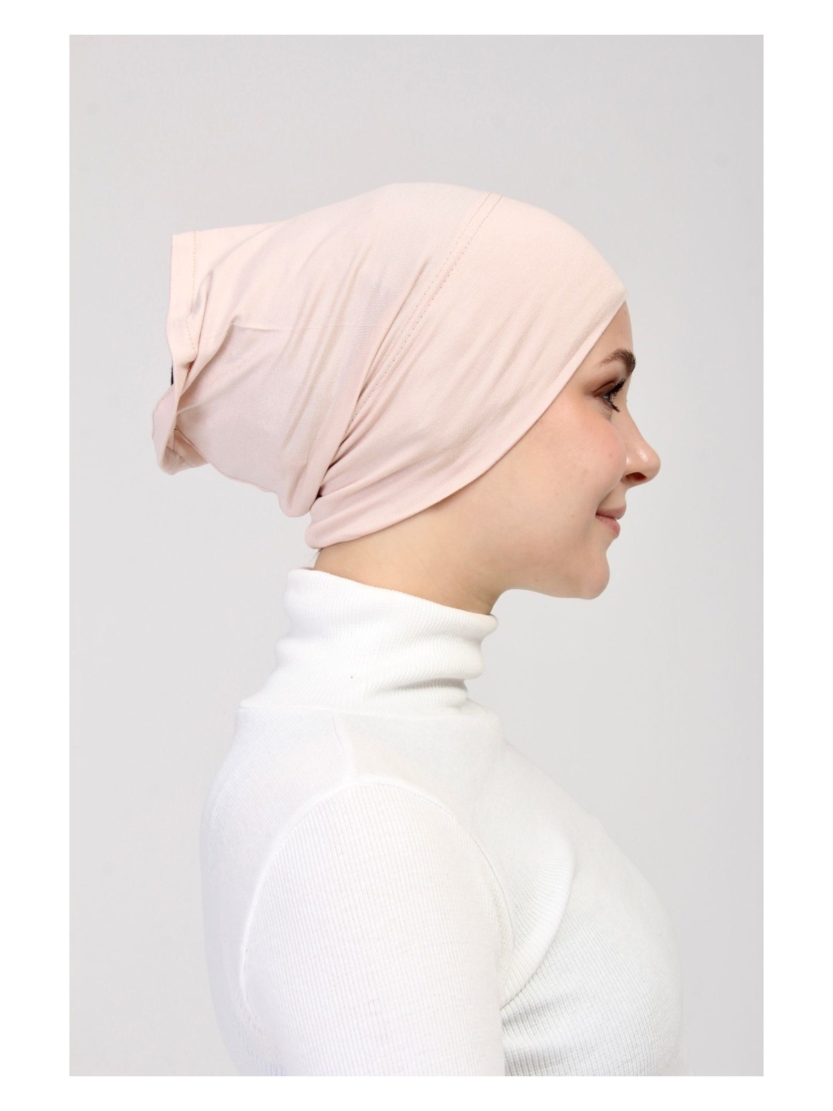 Manolyaşal İslamic Hijab Pratik Tesettür Boru Bone - Görsel 3