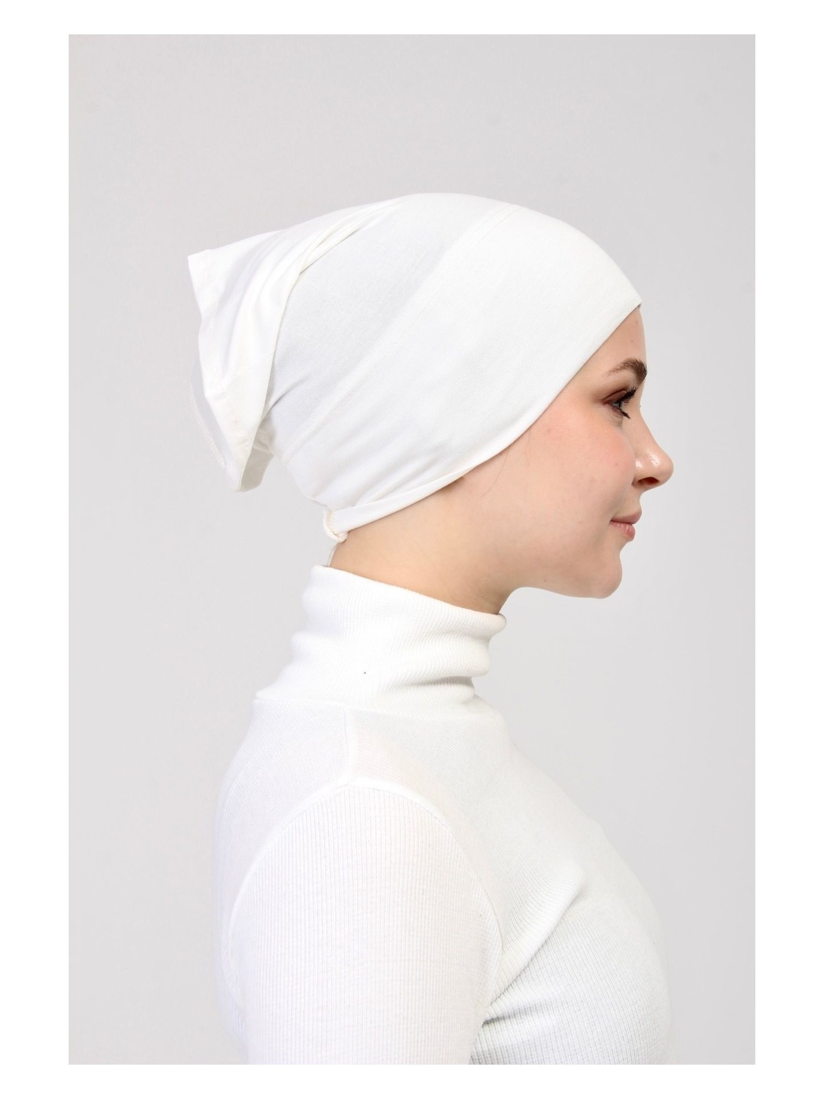 Manolyaşal İslamic Hijab Pratik Tesettür Boru Bone - Görsel 4