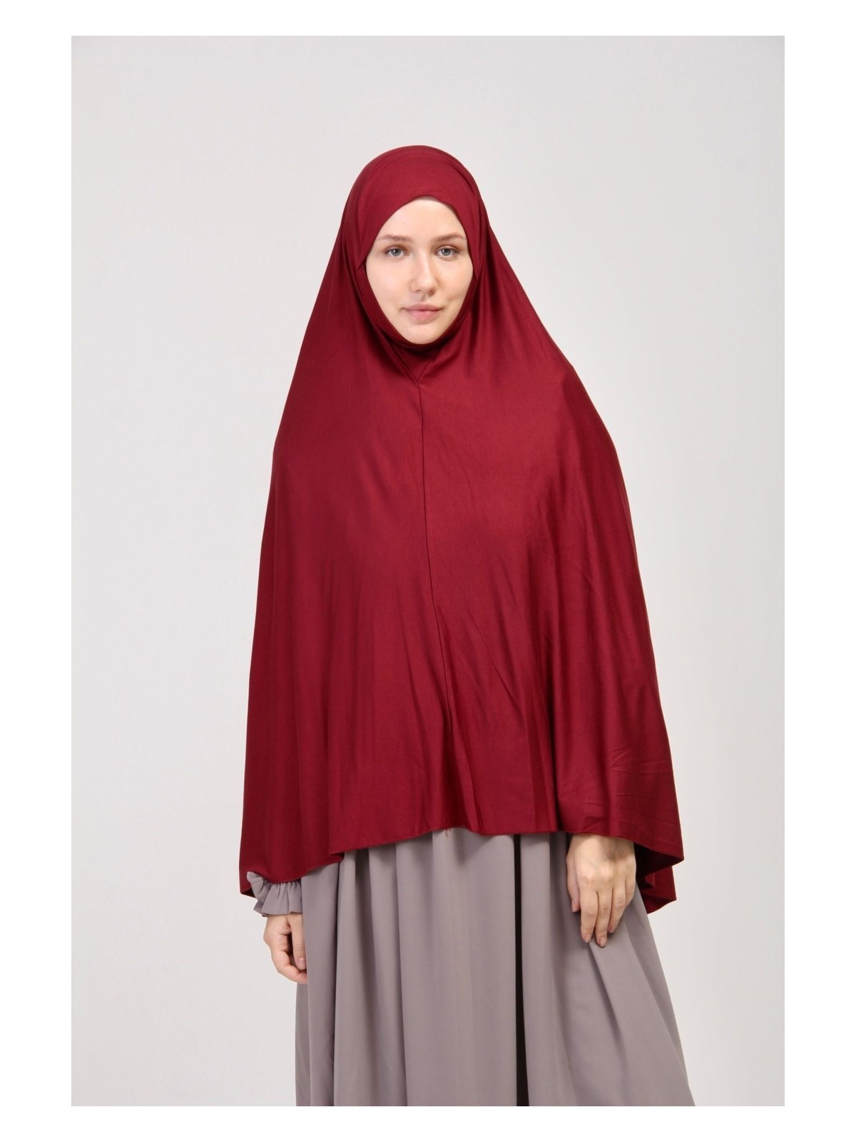 Manolyaşal İslamic Hijab Manolyaşal Pratik Eşarp Standart Beden Peçeli 5xl Sufle - Siyah - Görsel 9