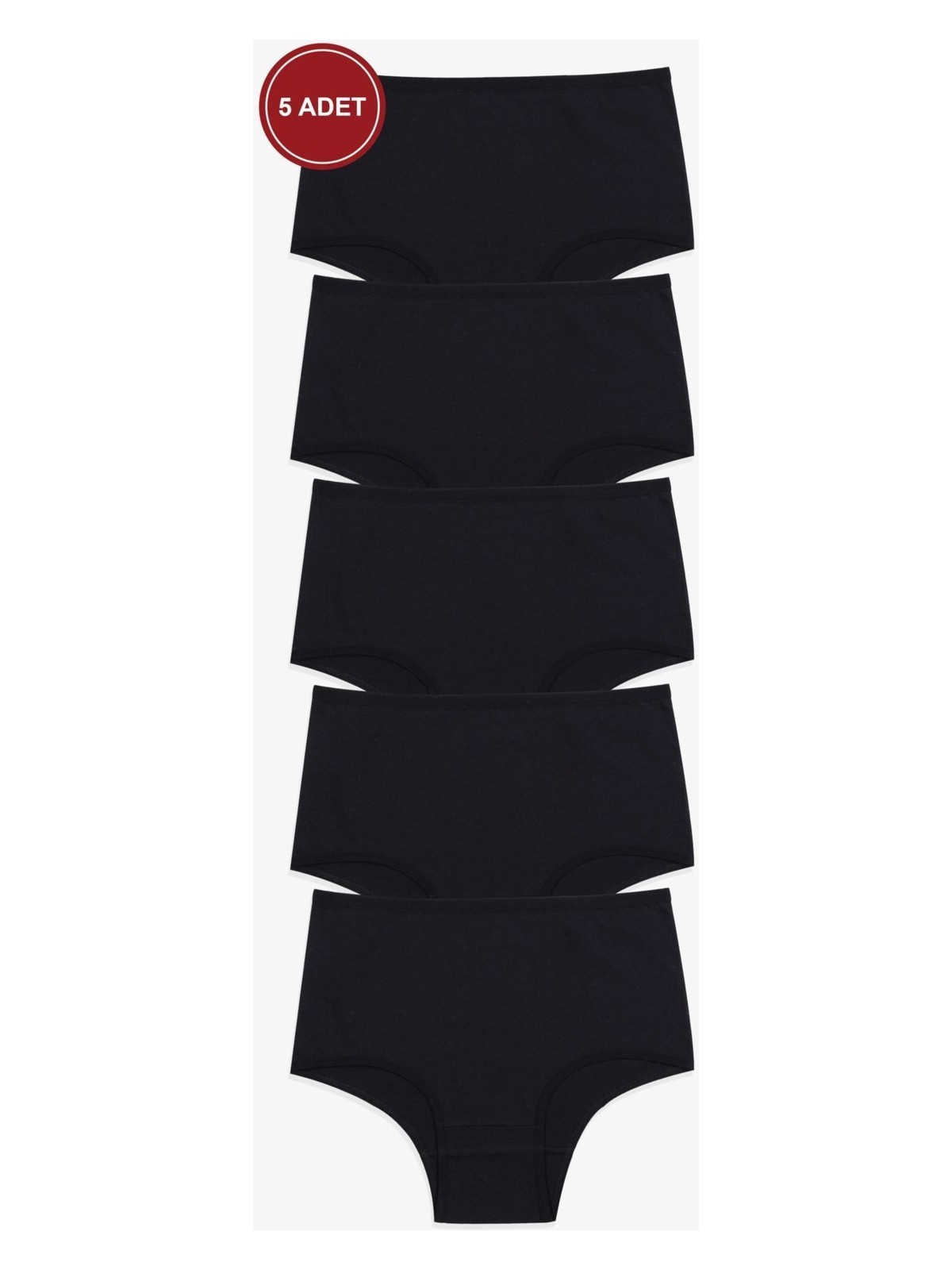 Koza İç Giyim Kadın 5'li Likralı Ekstra Yüksek Bel Külot - Görsel 9