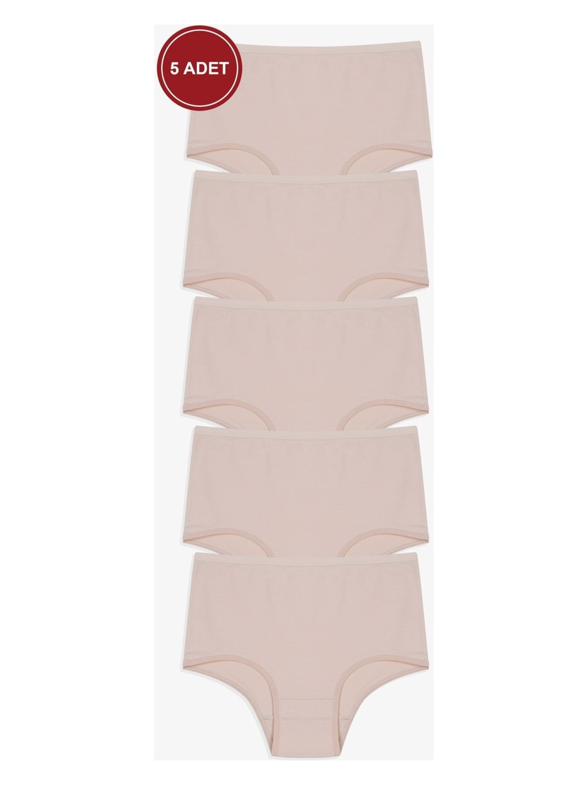 Koza İç Giyim Kadın 5'li Likralı Ekstra Yüksek Bel Külot - Görsel 7