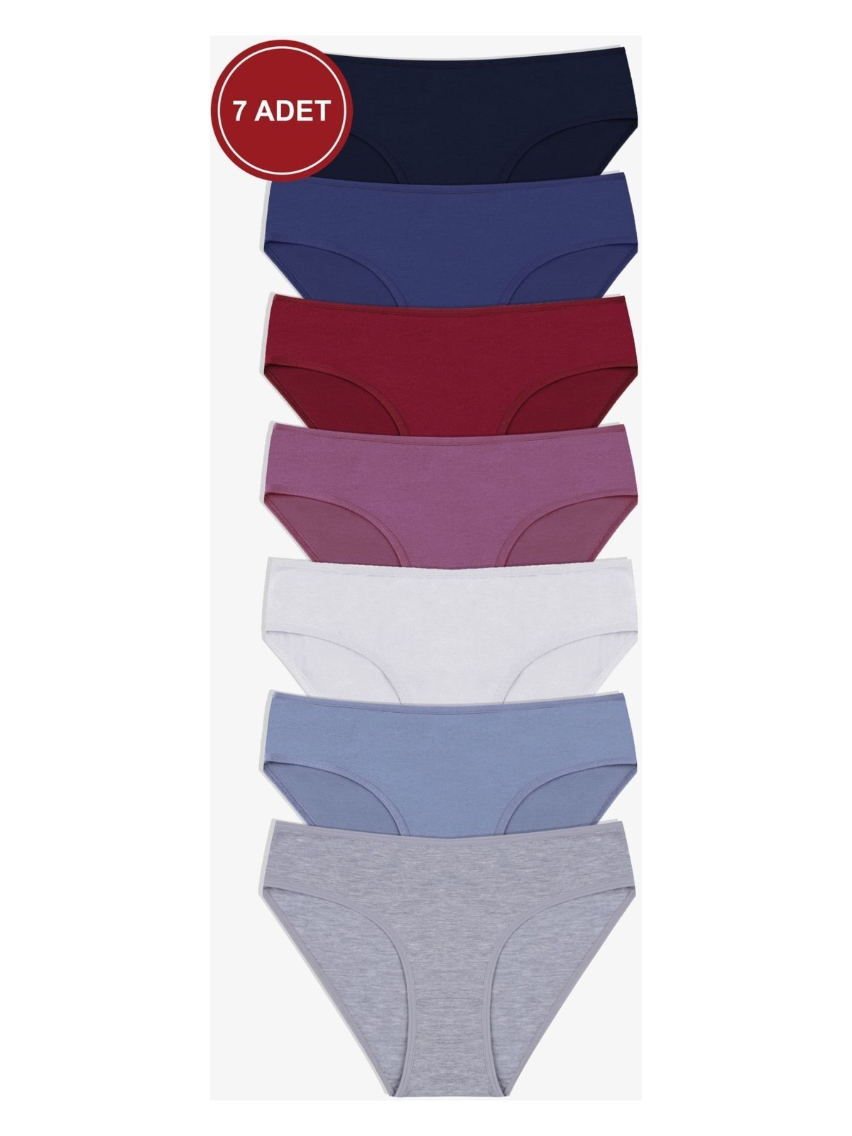 Koza İç Giyim Kadın 7'li Likralı Külot