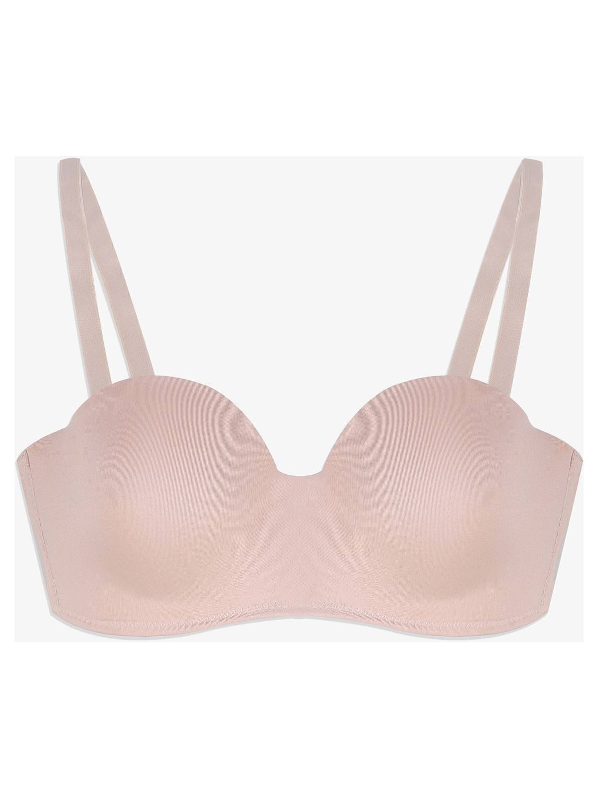 Koza İç Giyim Kadın Dolgusuz Mikro Straplez Sütyen - Görsel 4