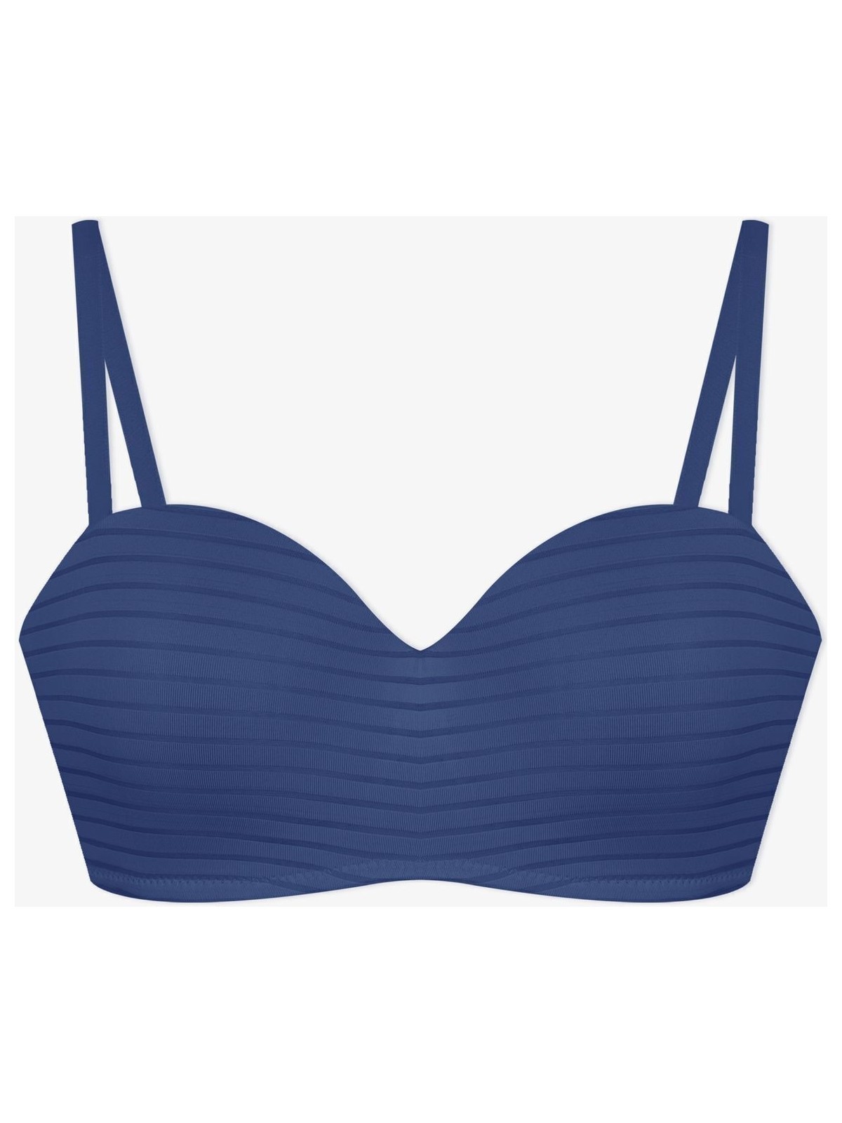 Koza İç Giyim Kadın Dolgusuz Transparan Çizgili Toparlayıcı Straplez Sütyen - Görsel 5