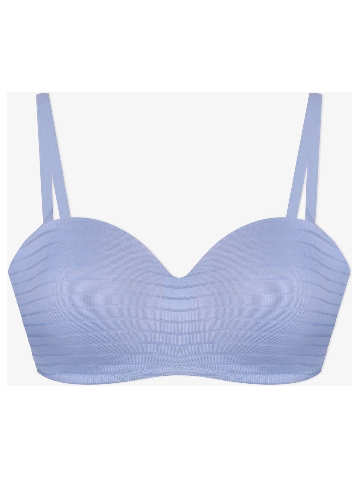 Koza İç Giyim Kadın Dolgusuz Transparan Çizgili Toparlayıcı Straplez Sütyen - Görsel 3