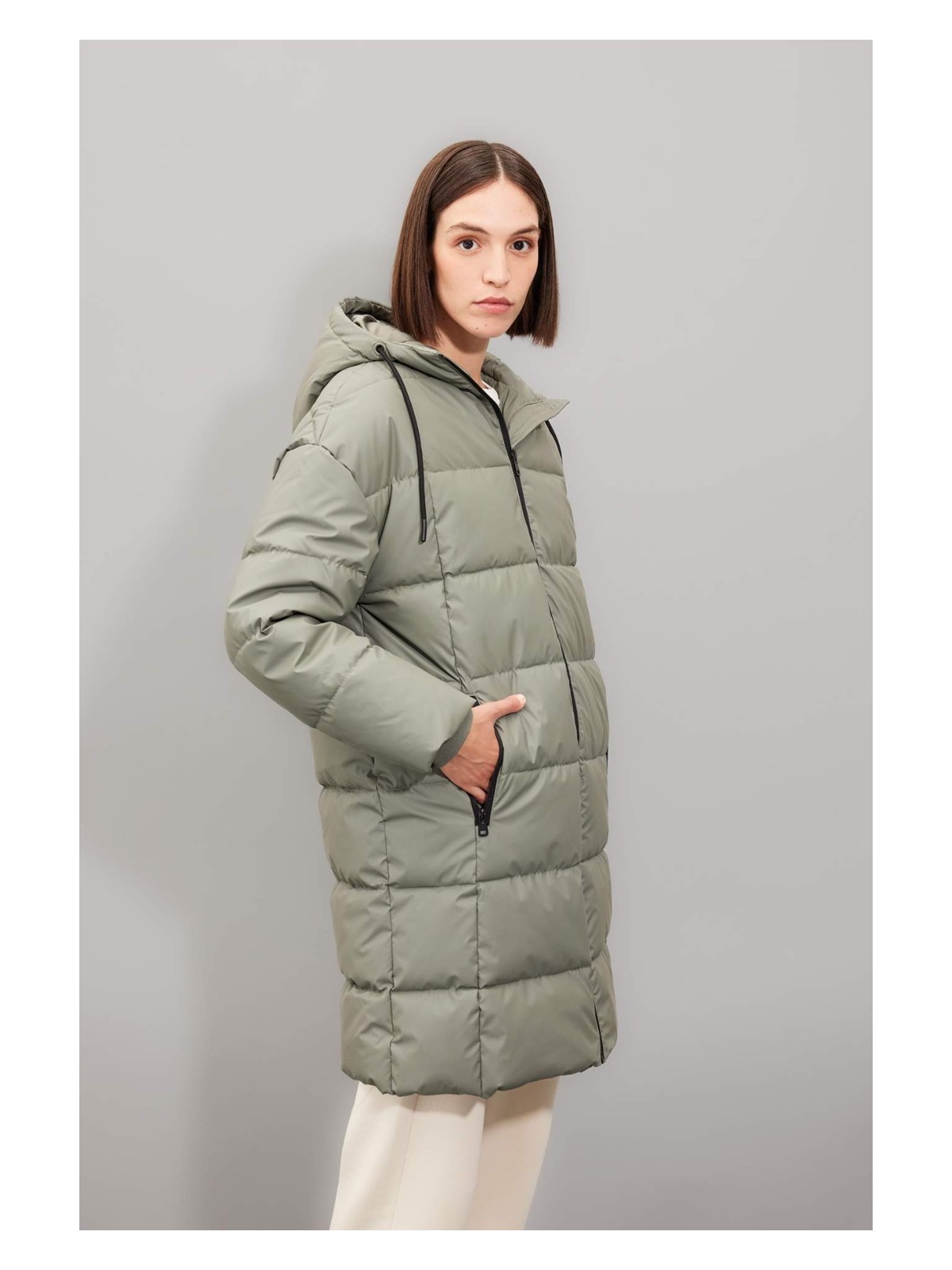 DeFacto Regular Fit Kapüşonlu Fermuarlı Cepli Parka D5953AX24WN