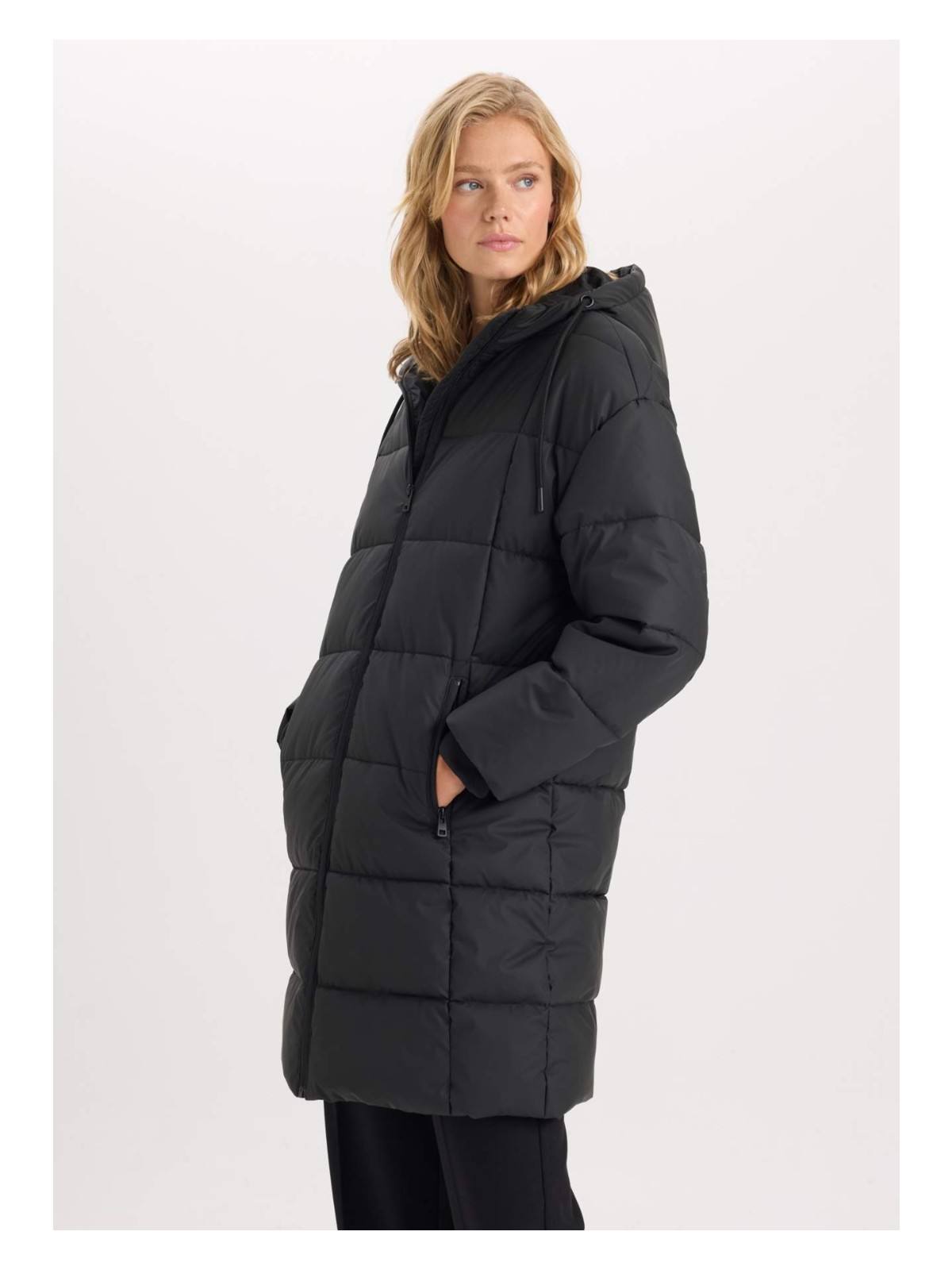 DeFacto Regular Fit Kapüşonlu Fermuarlı Cepli Parka D5953AX24WN - Görsel 4