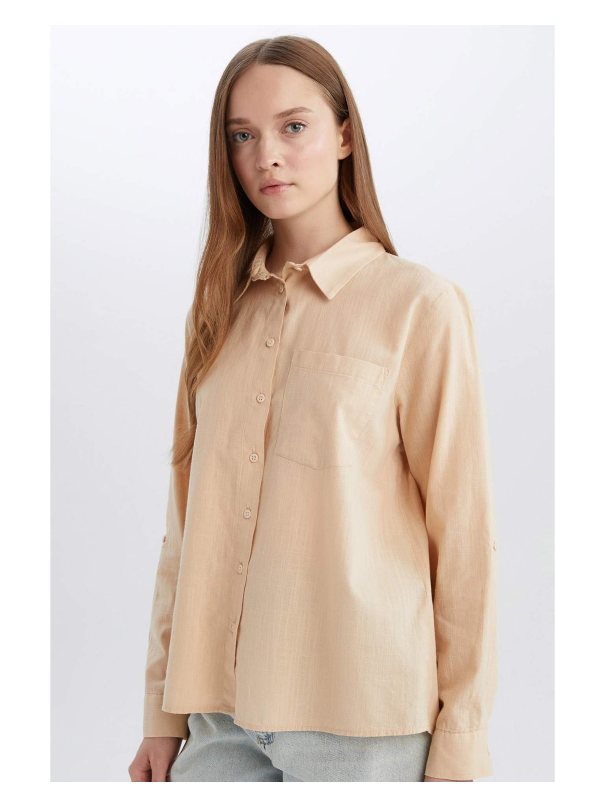 DeFacto %100 Pamuk Basic Gömlek W7734AZ25SP