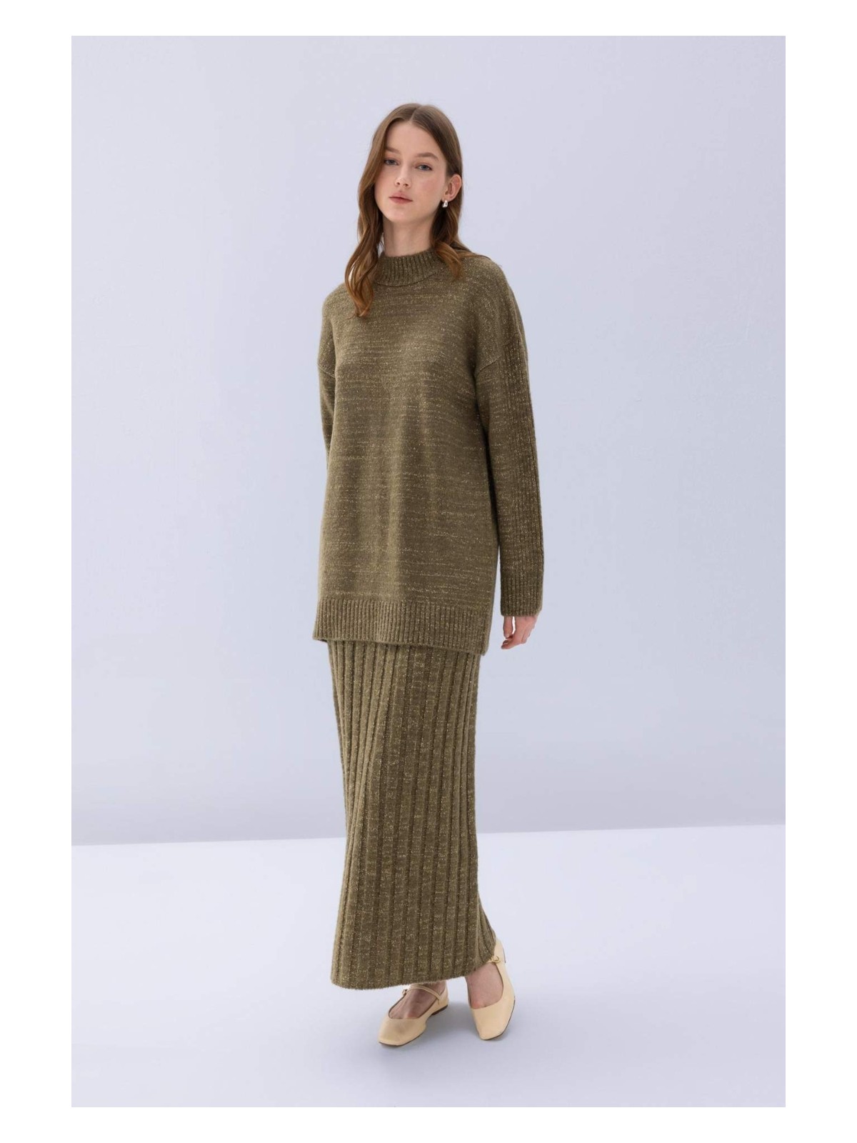 DeFacto Regular Fit Maxi Triko Etek B0089AX24WN