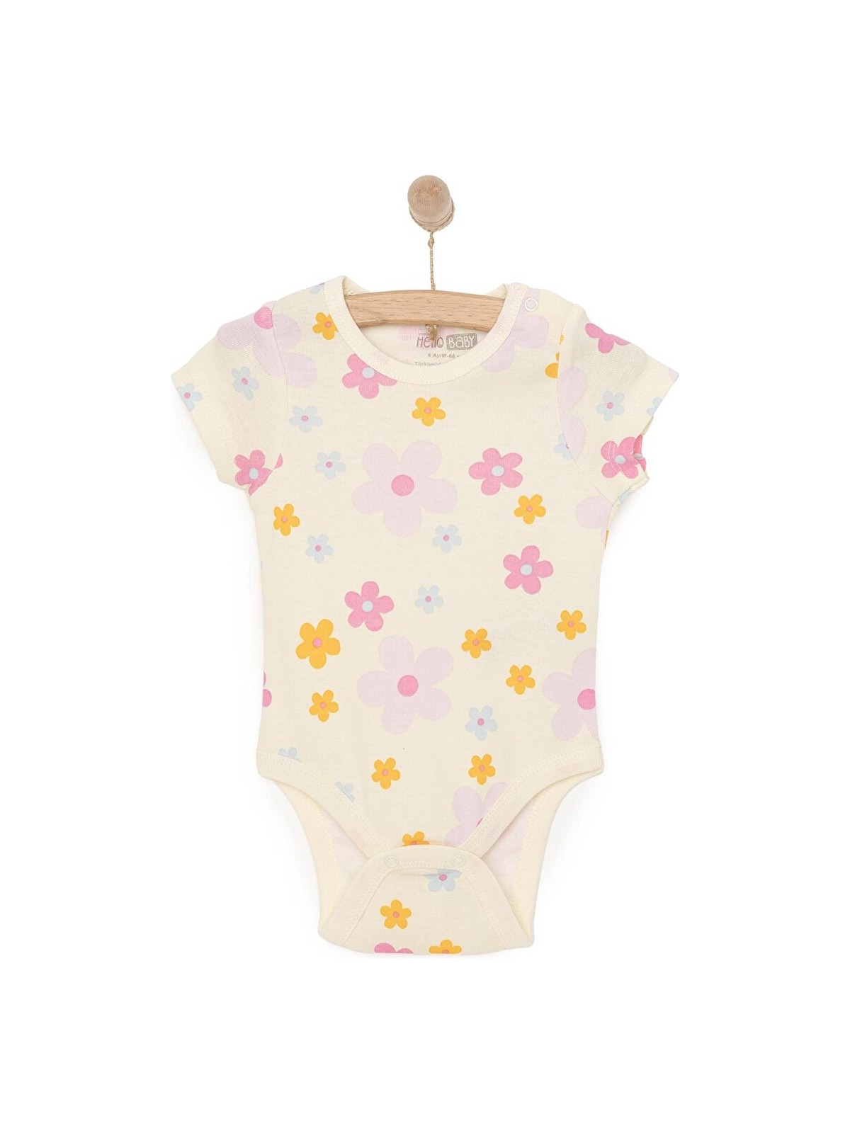 HelloBaby Kız Kısa Kol Body Kız Bebek