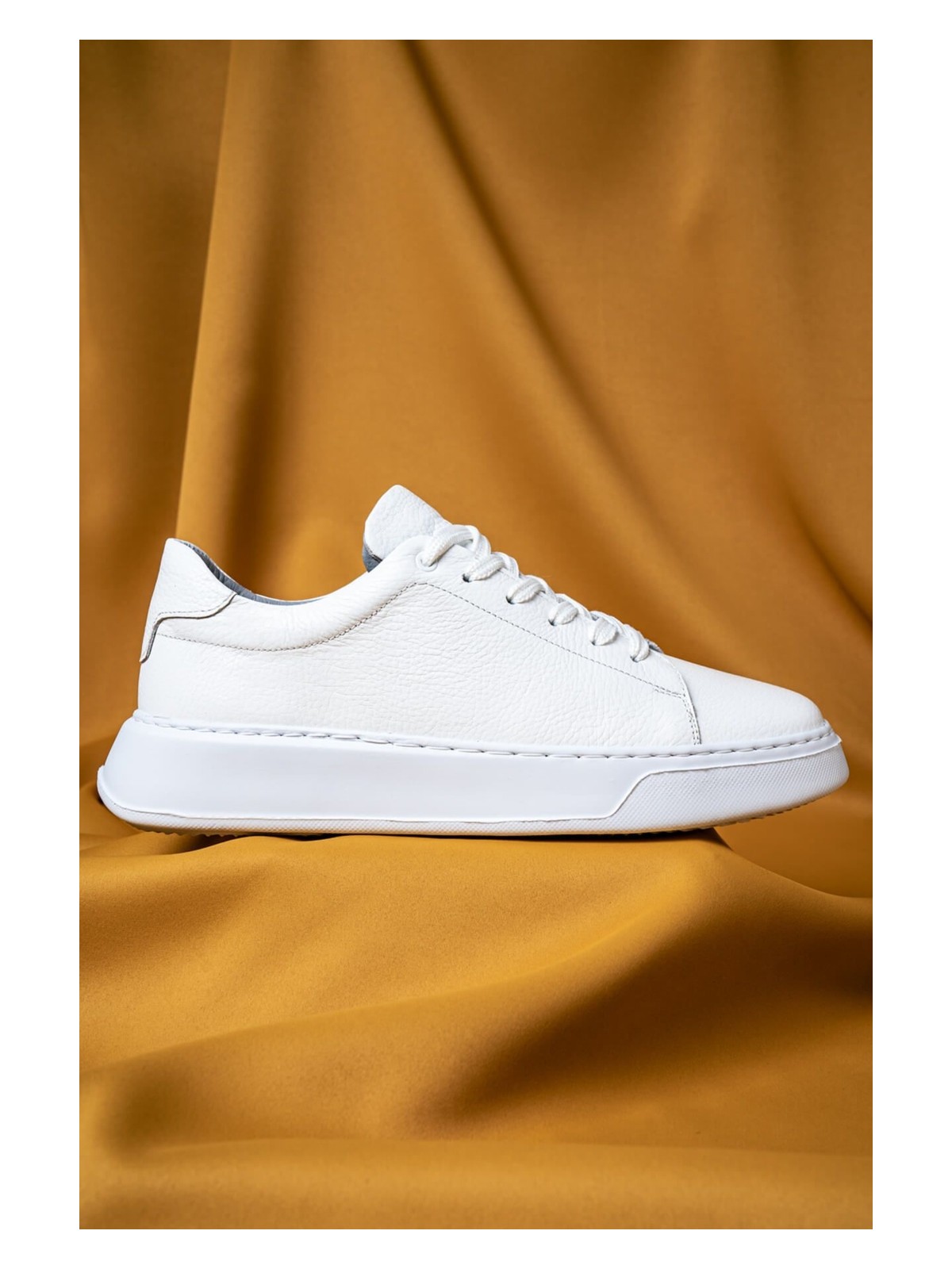 Hatemoğlu Erkek Siyah Deri Esnek Taban Bağcıklı Casual Ayakkabı Sneaker - Görsel 5