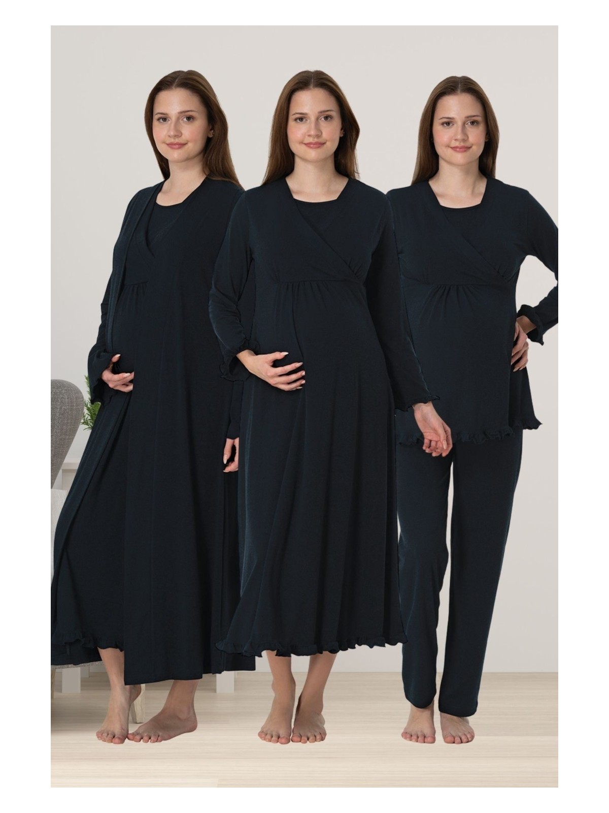 Effortt Bej Hamile Lohusa Set - Görsel 3