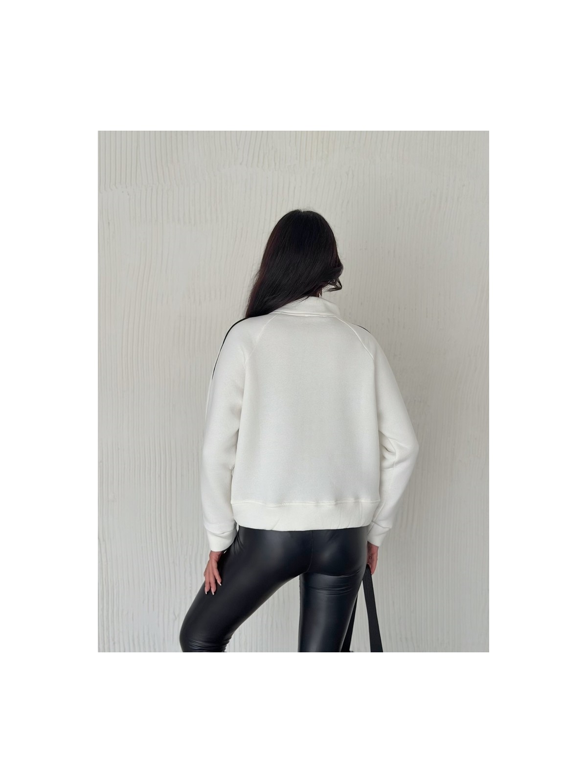 Shade Kadın Yarım Fermuarlı Oversize Sweatshirt Mb- - Görsel 2
