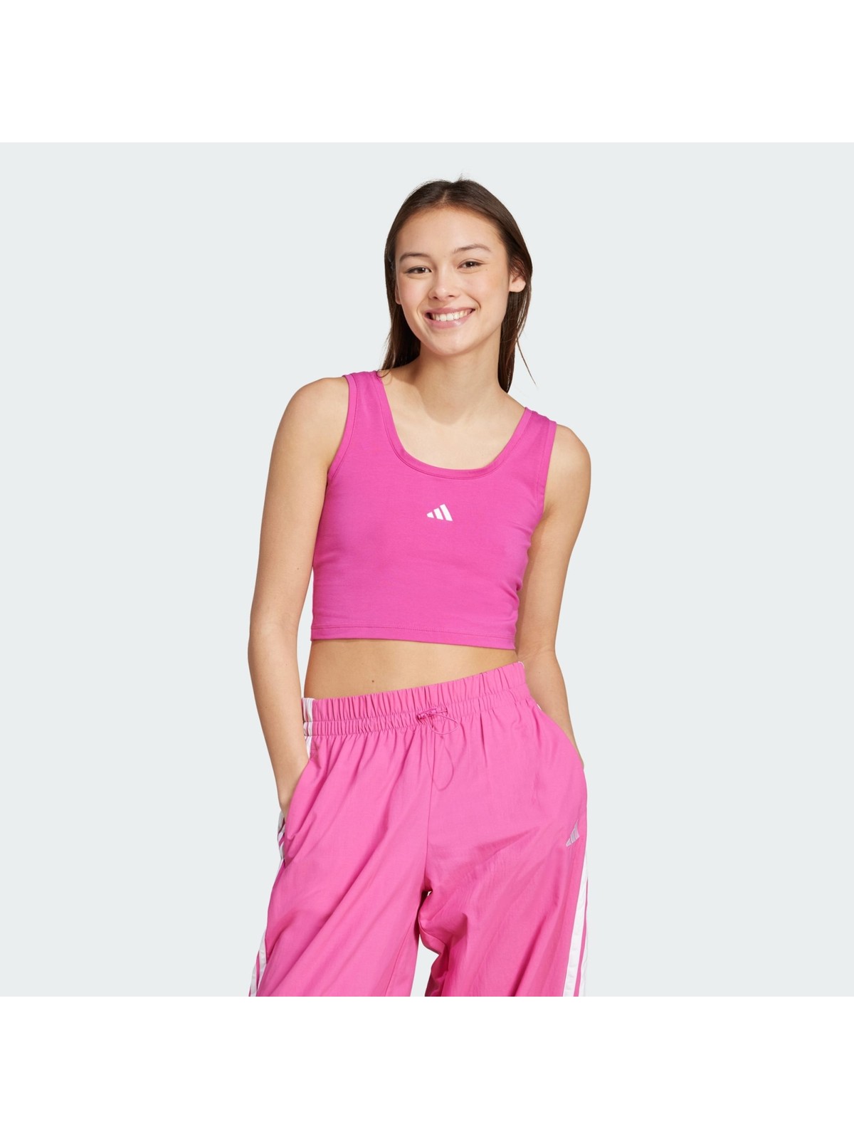 adidas Adidas Sportswear JE1321 Essentials Small Logo Cotton Lifestyle Tank Top - Görsel 3