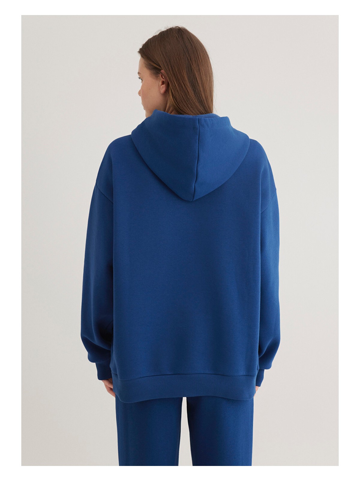 Mavi Mavi Logo Baskılı Kapüşonlu Lacivert Sweatshirt 1600361-82625 - Görsel 5