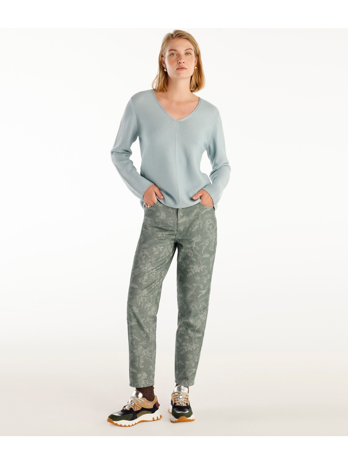 Yargıcı Normal Bel Düz Kalıp Denim Pantolon