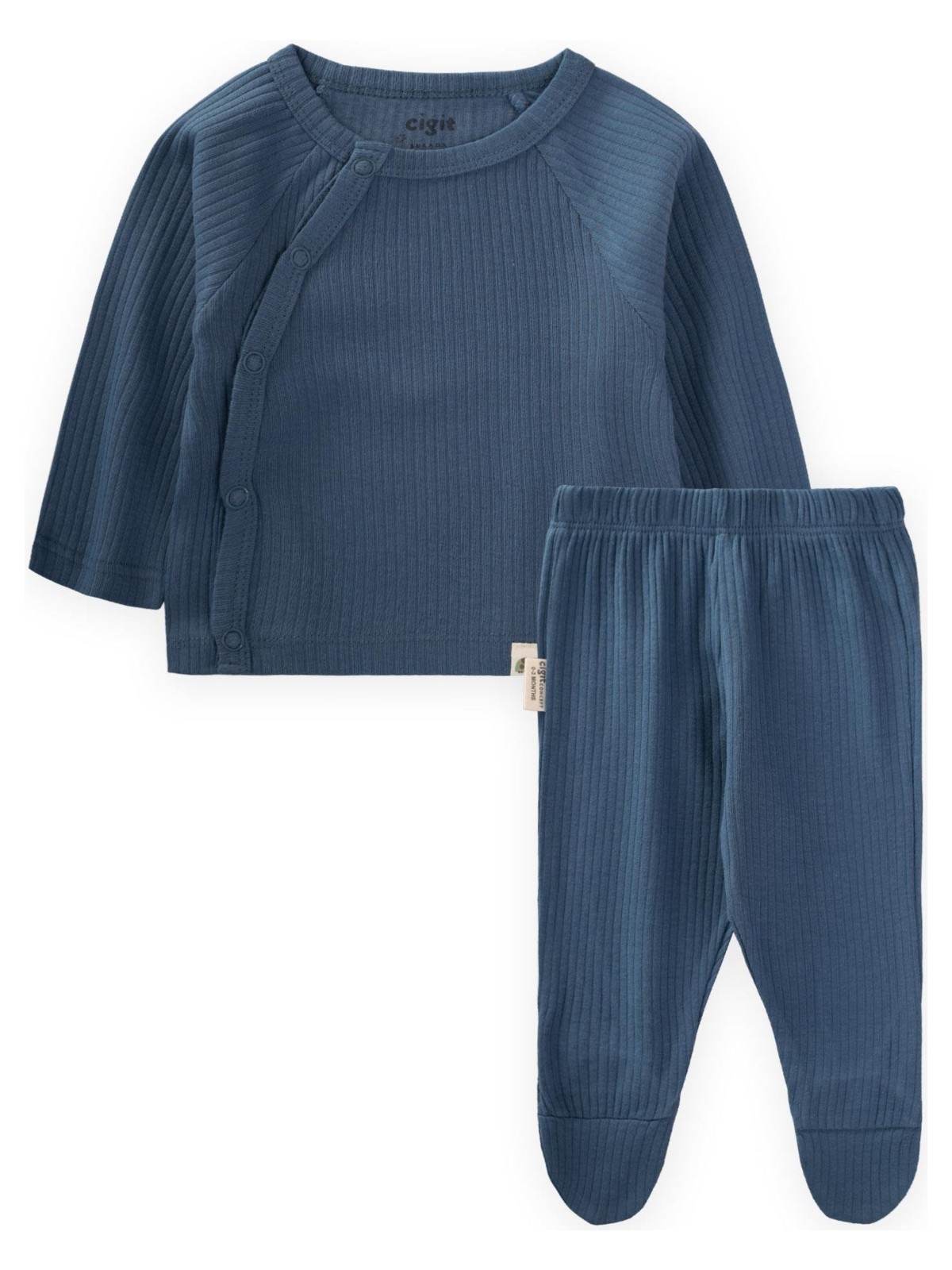 Cigit Fitilli Ayaklı Takım 0-9 Ay Lacivert