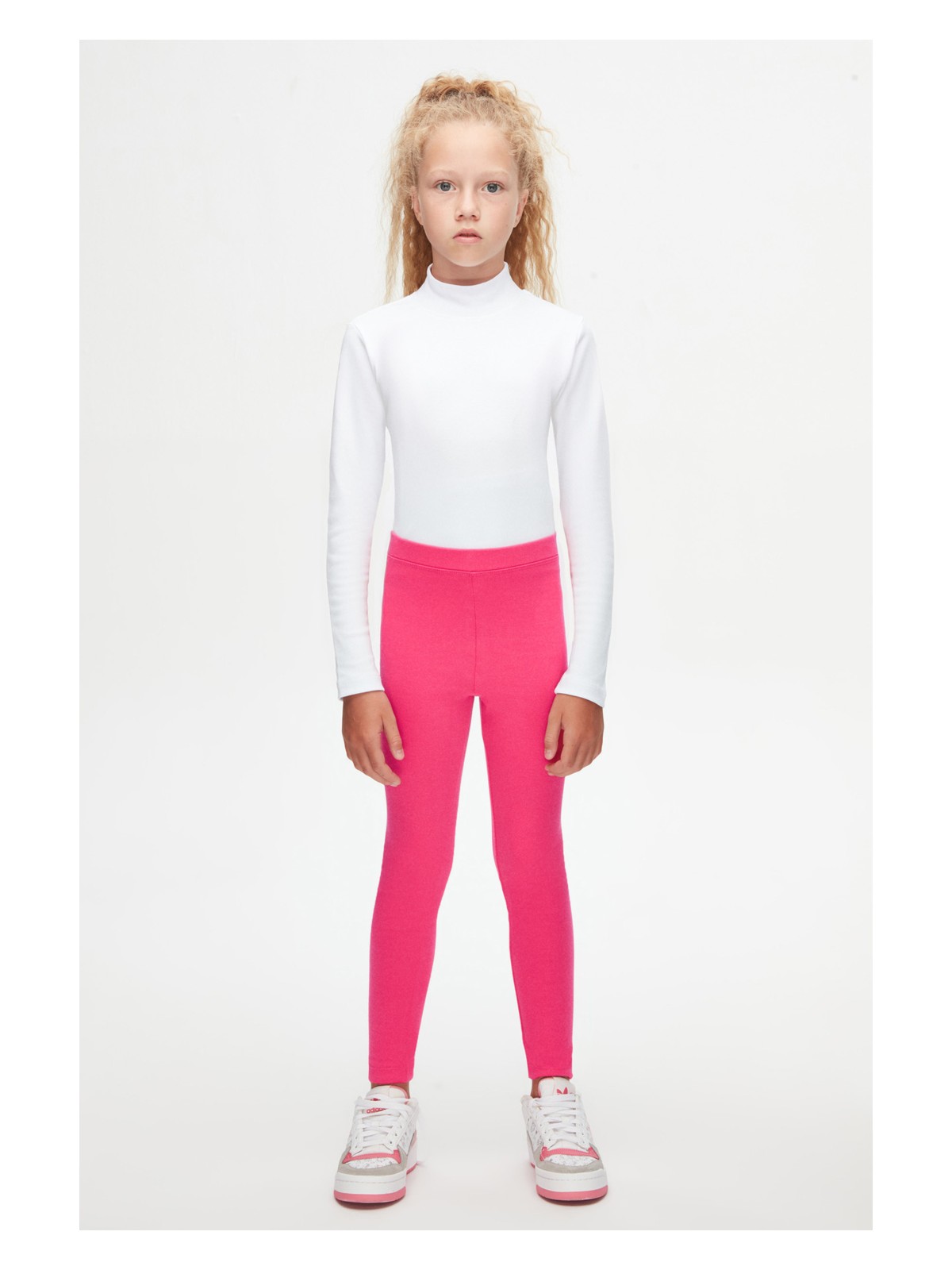 Lovetti Fuşya Basic Kız Çocuk Kışlık Tayt