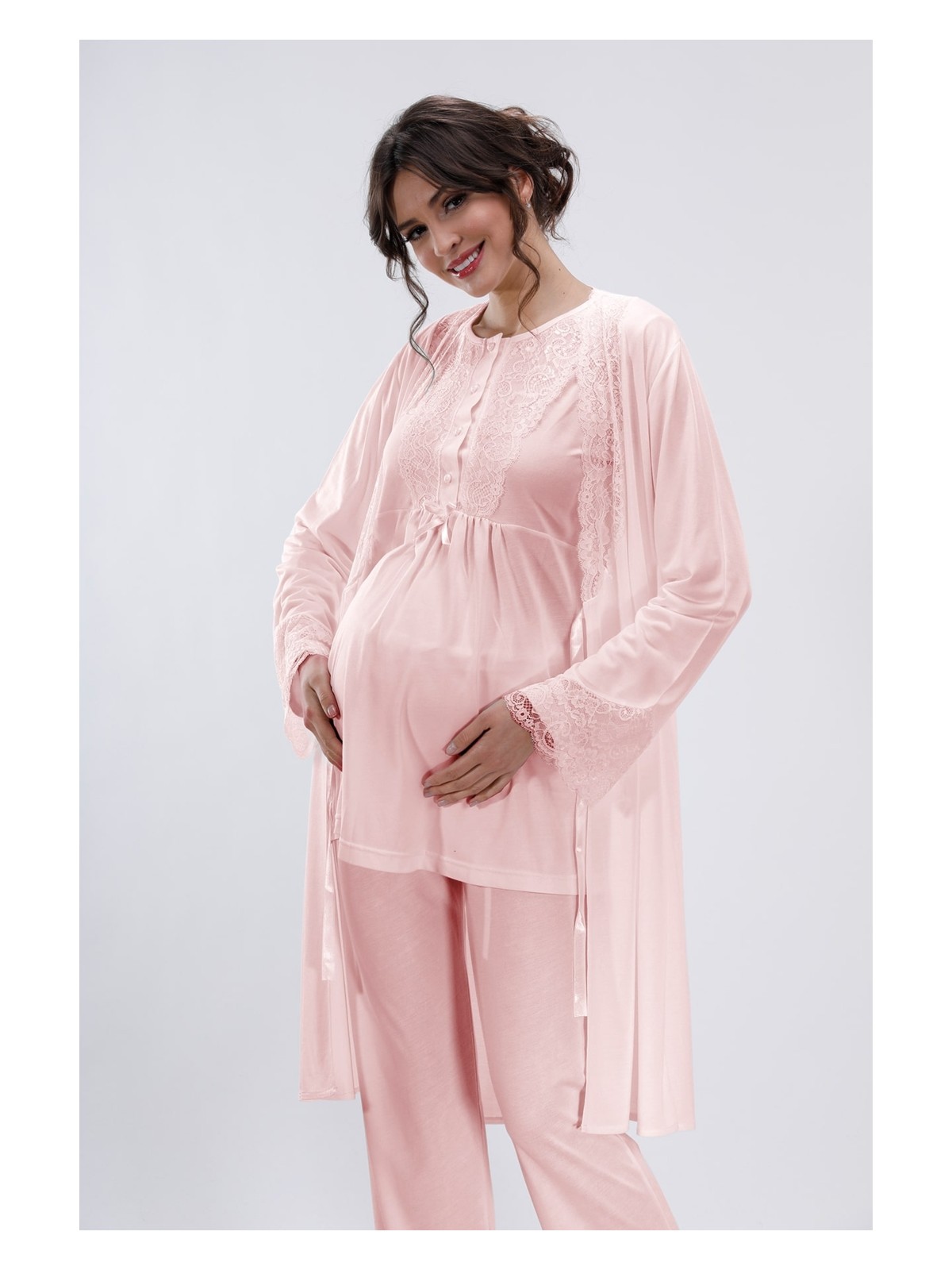 Lorian's LORIAN'S 2026 Lohusa Pijama Takımı 3'lü Set - Görsel 4