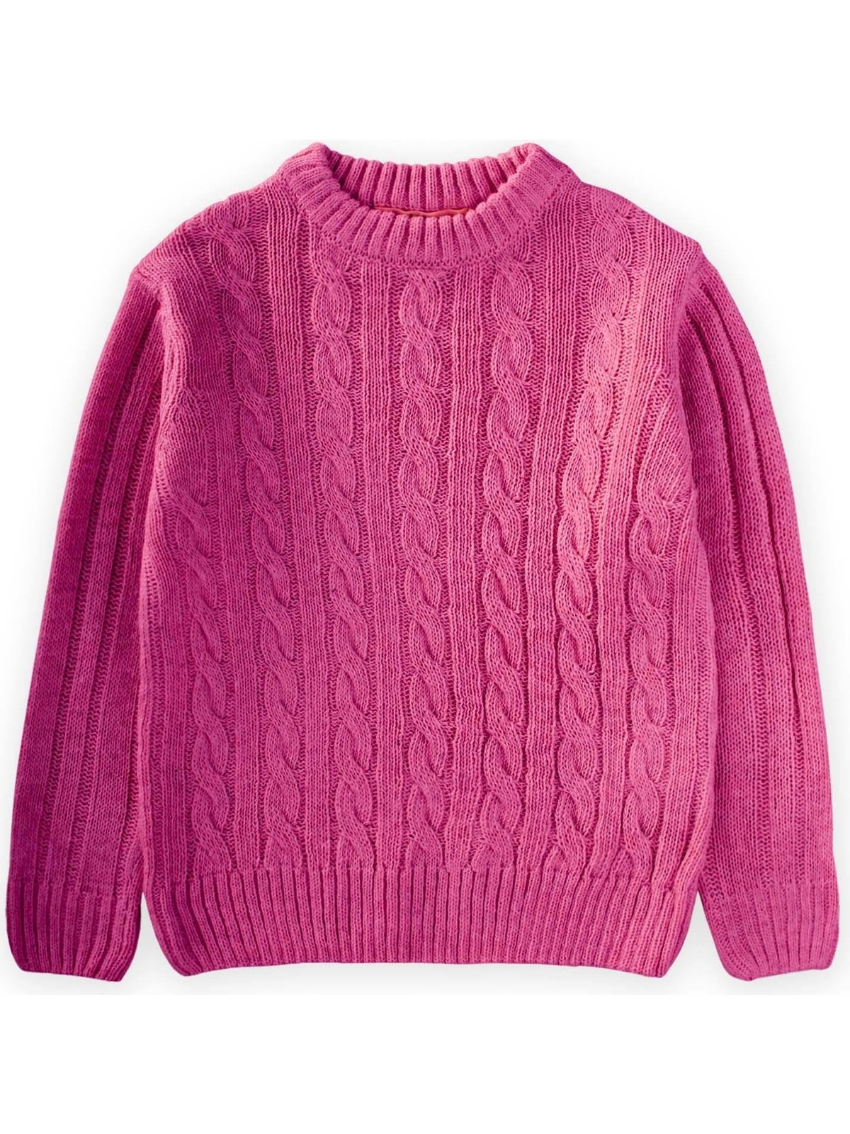 Cigit Saç Örgülü Kazak 1-8 Yaş Taş - Görsel 4