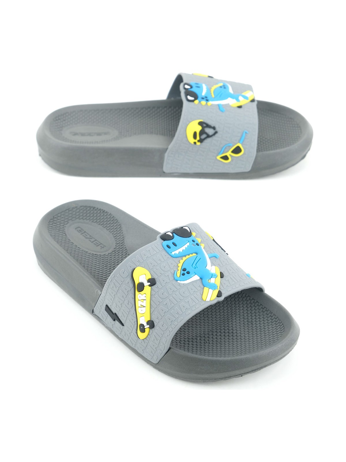 Gezer Erkek Çocuk Yazlık Pu Ev Banyo Bahçe Plaj Havuz Günlük Terlik