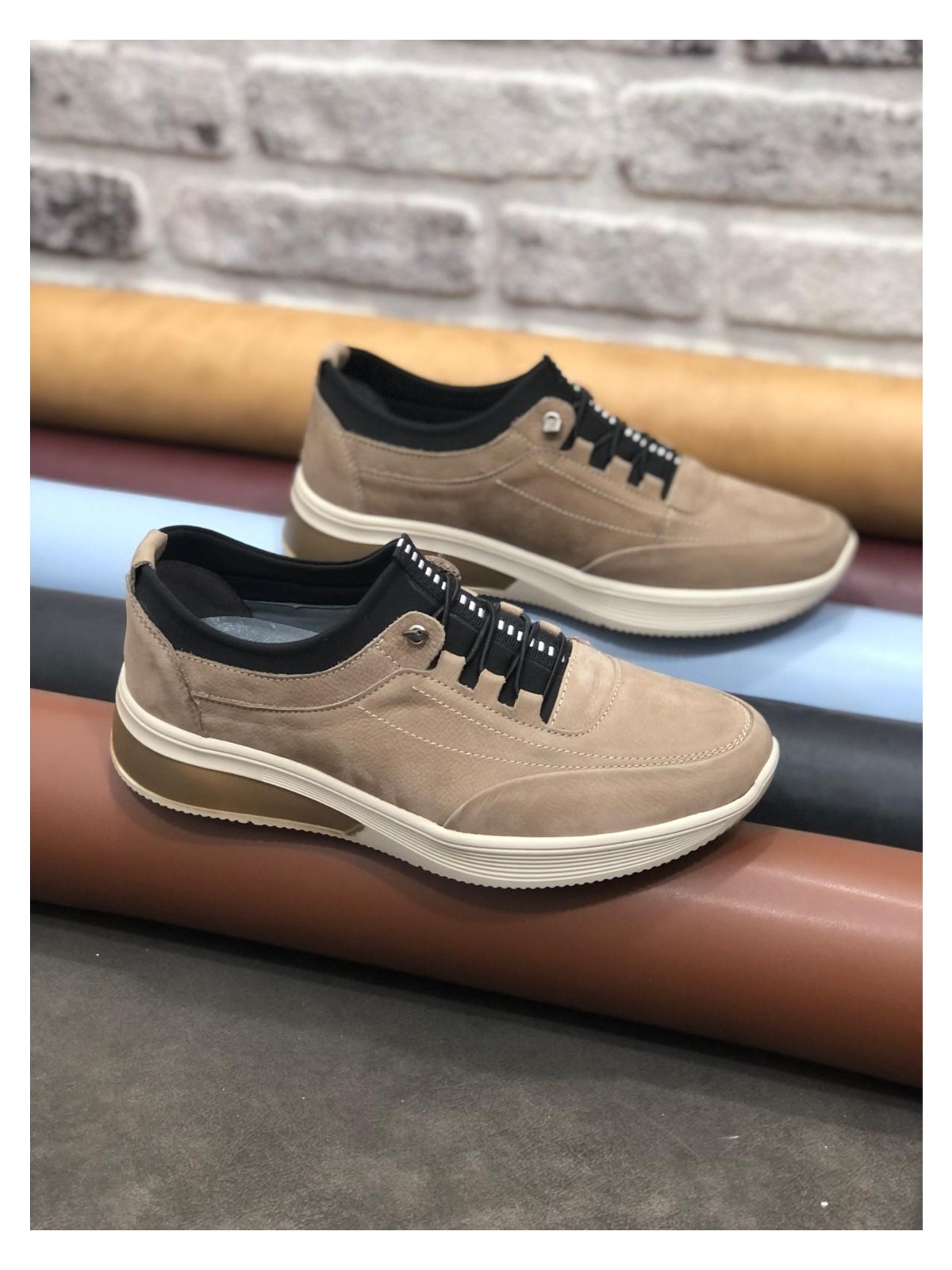 Derilax Nubuk Deri Ortopedik Hafif Yumuşak Erkek Ayakkabı