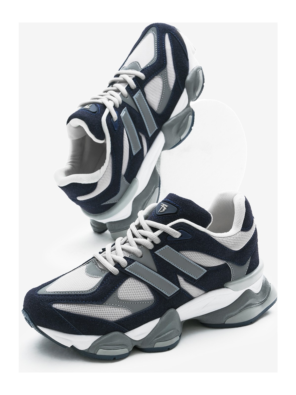 Tonny Black Unisex Bej Poli Taban Anorak Desenli Yüksek Taban Bağcıklı Spor Ayakkabı - Görsel 6