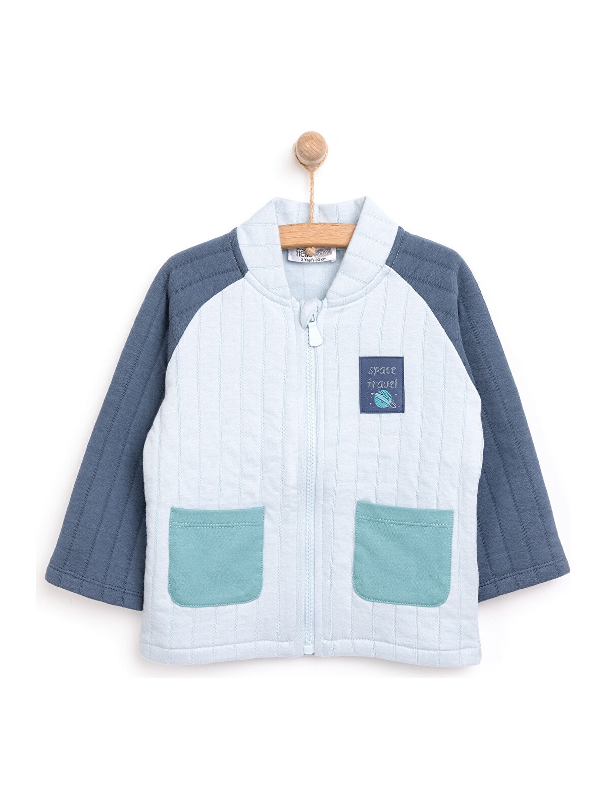 HelloBaby Space Kapüşonlu Hırka Erkek Bebek