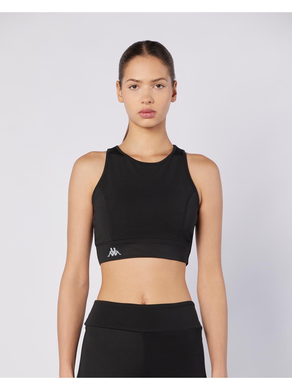 Kappa Gale Bra Kadın Siyah Skin Fit Sporcu Sütyeni