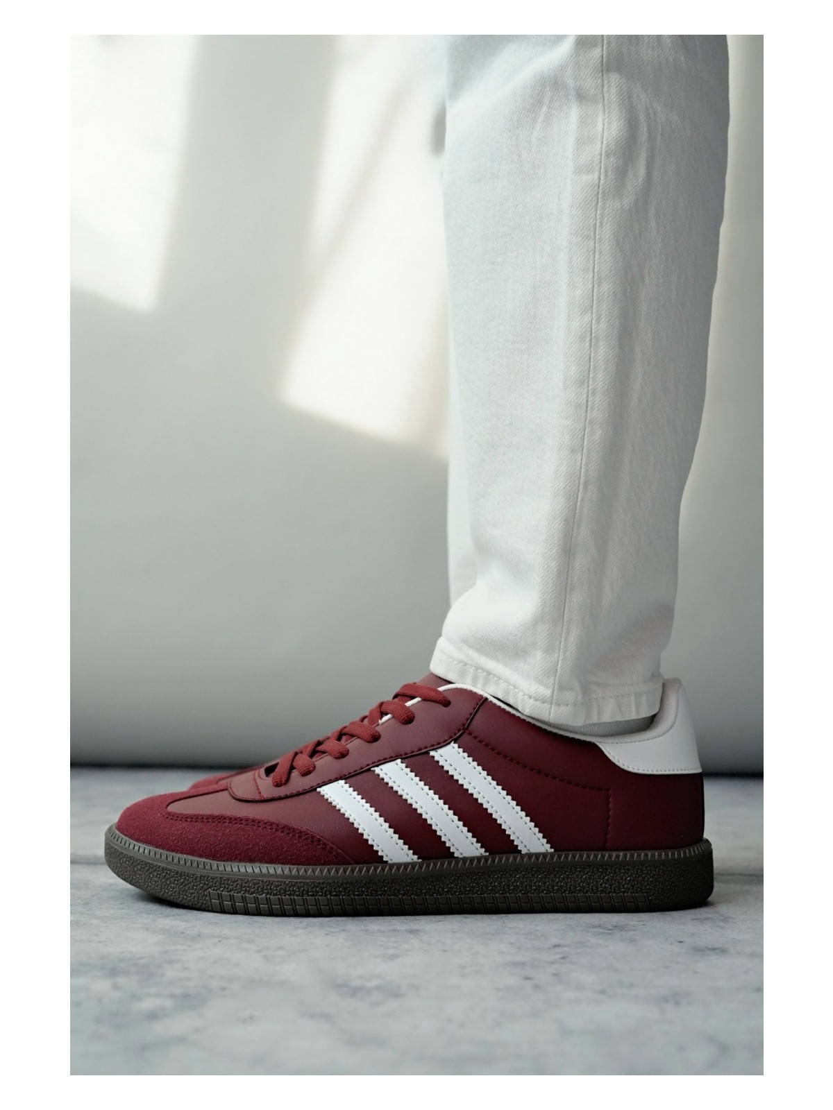 Muggo Jabbar Unisex Ortopedik Günlük Garantili Bağcıklı Yürüyüş Koşu Sneaker Spor Ayakkabı - Görsel 8