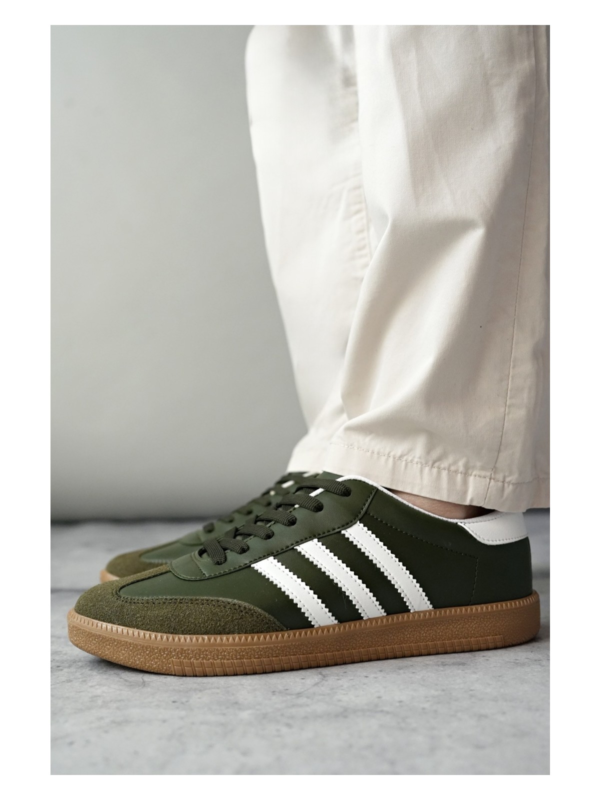 Muggo Jabbar Unisex Ortopedik Günlük Garantili Bağcıklı Yürüyüş Koşu Sneaker Spor Ayakkabı - Görsel 7