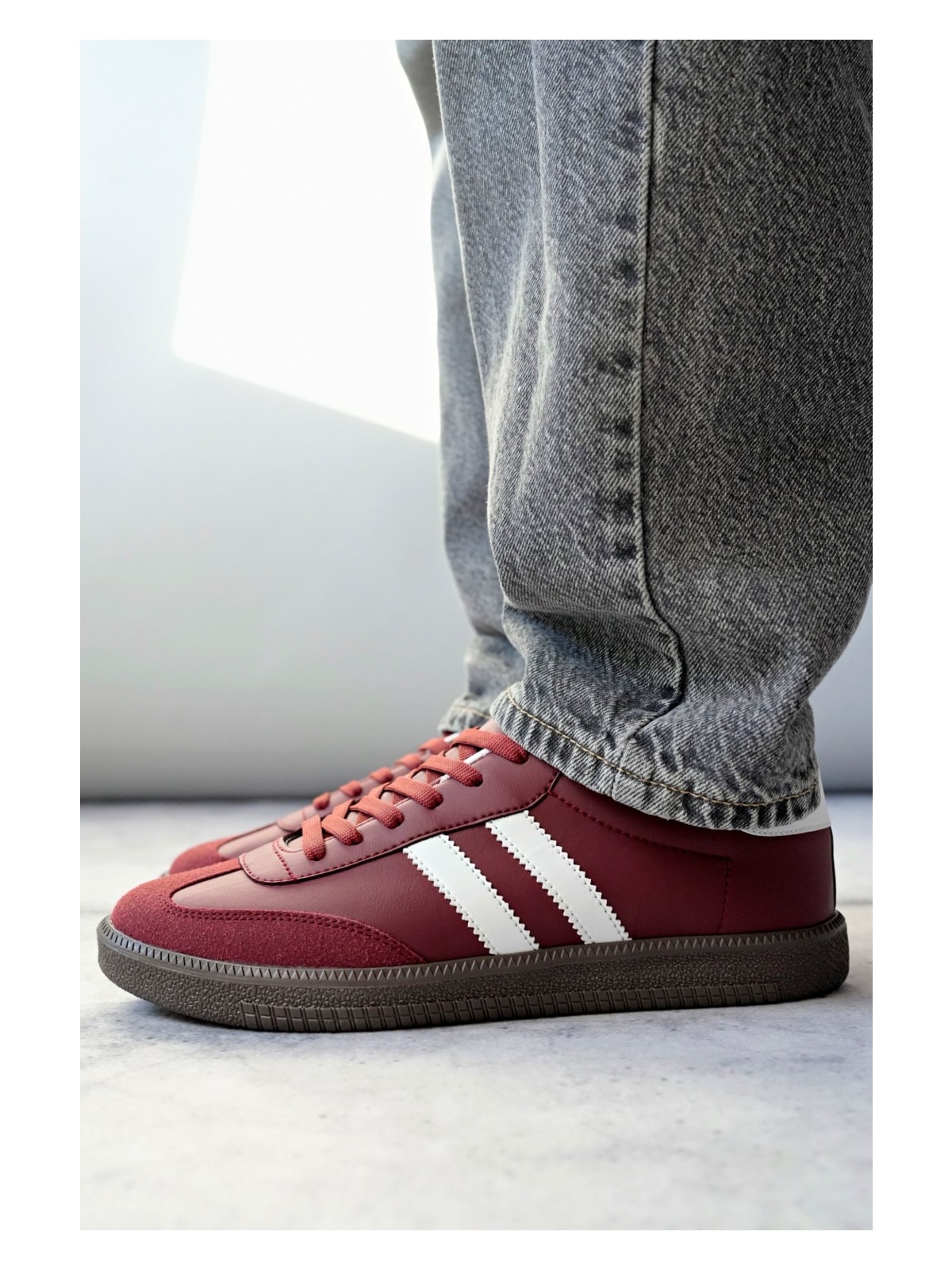 Muggo Gordon Unisex Ortopedik Günlük Garantili Bağcıklı Yürüyüş Koşu Sneaker Spor Ayakkabı - Görsel 9