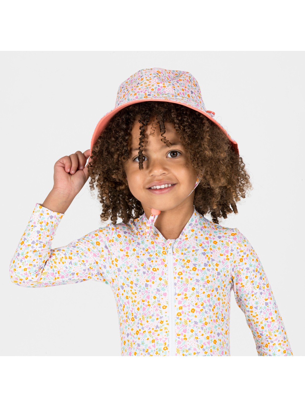 Decathlon Nabaiji Bebek Uv Korumalı Şapka - Sarı / Mavi / Savan Baskılı - Görsel 4