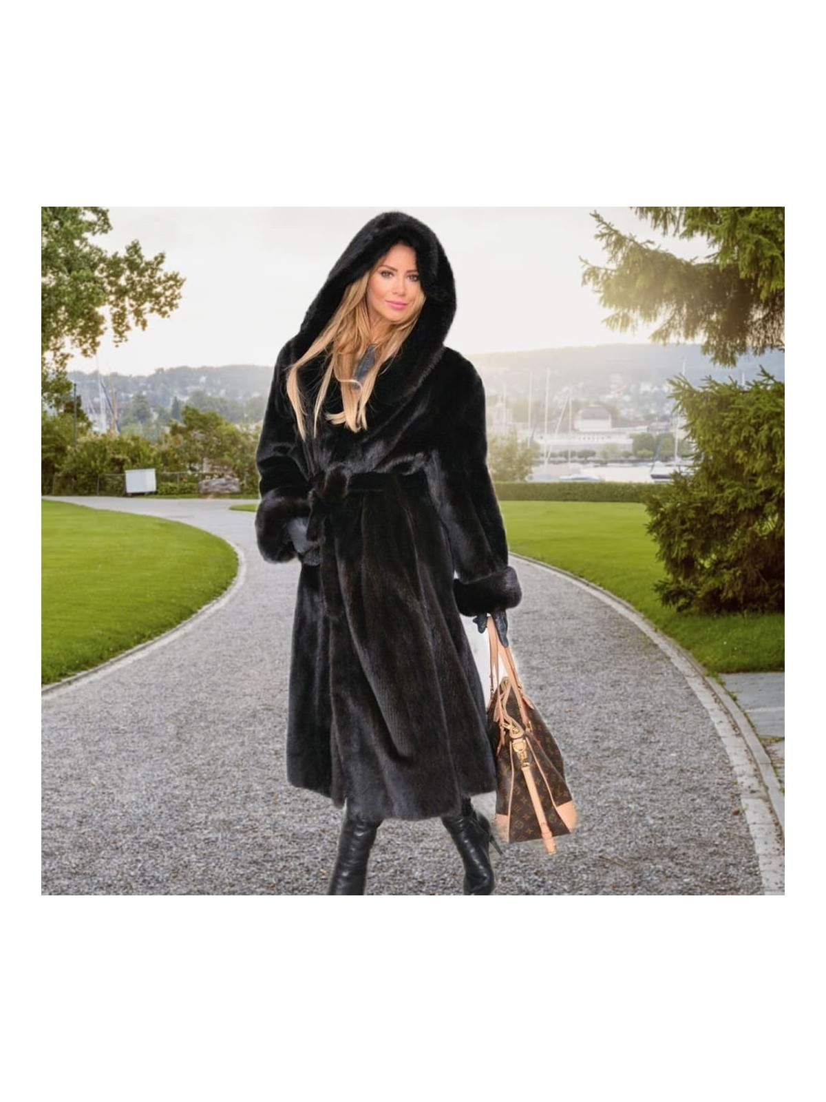 Barbora Kışlık Kürk Kadın Ceket Tam Boy