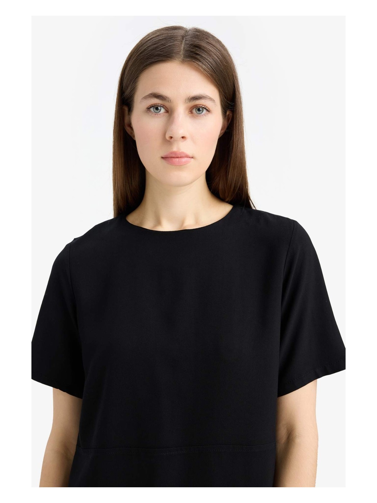 DeFacto Basic Mini Yazlık Elbise F1835AX25SM - Görsel 4