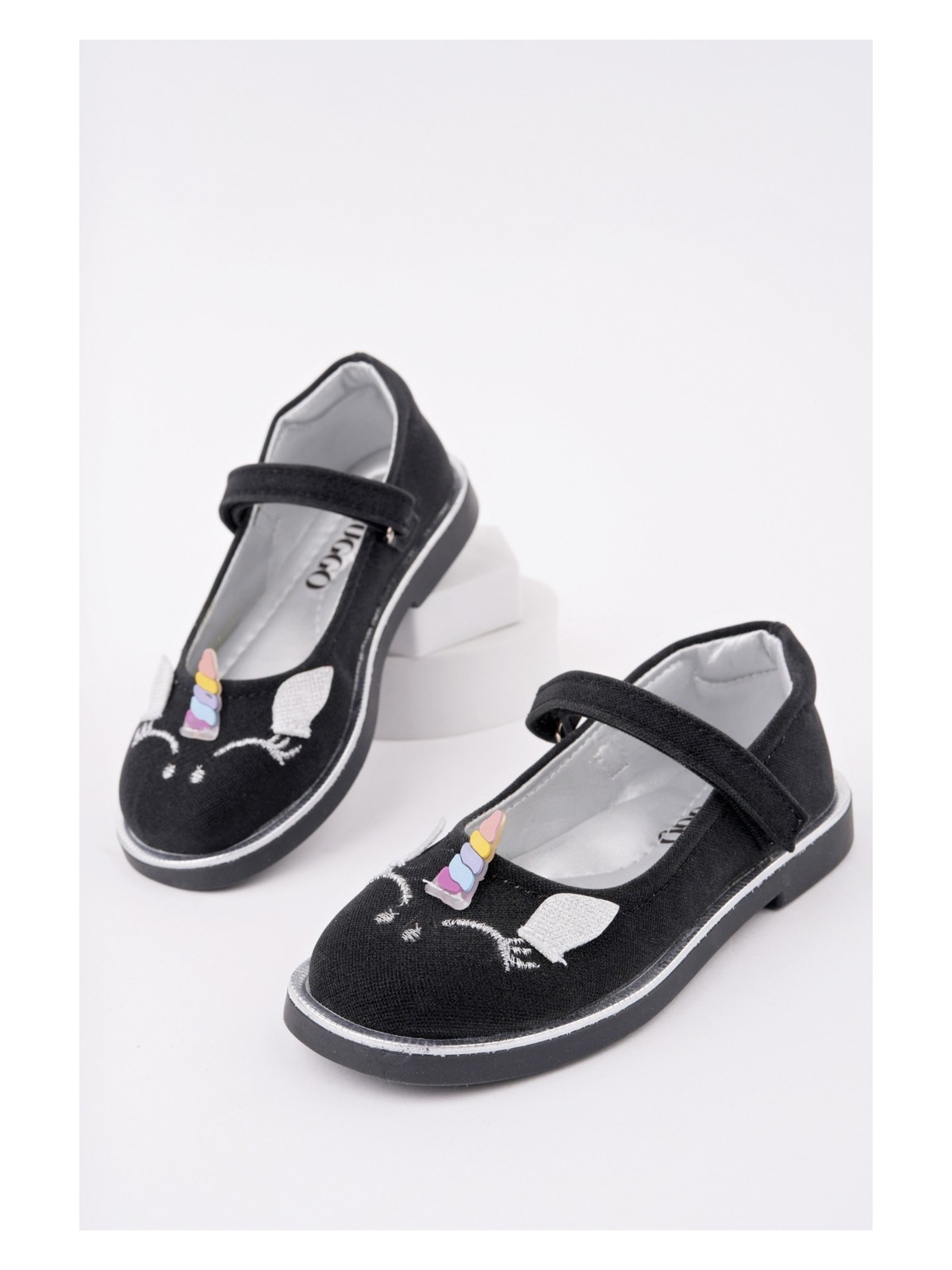 Muggo Paty Cırtlı ve Simli Günlük Kız Çocuk Babet