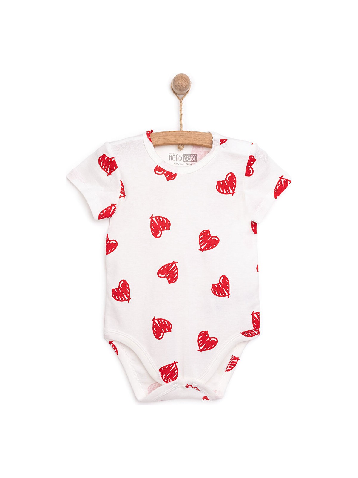 HelloBaby Hellobaby Kız Kısa Kol Body Kız Bebek