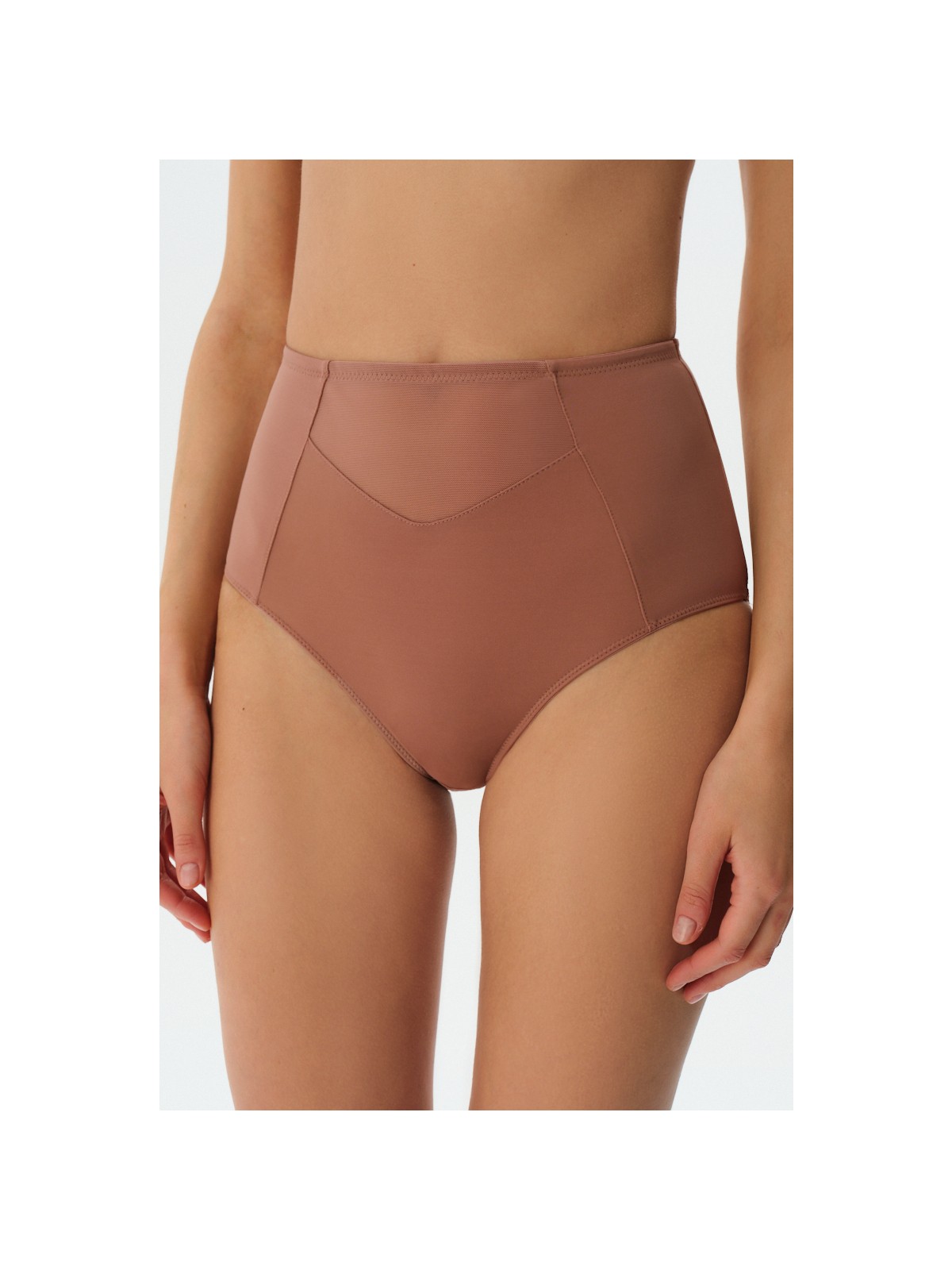 Suwen Rosa Toparlayıcı Slip Külot - Vizon Renkli %80 Poliamid %20 Elastan Rahat Tasarım