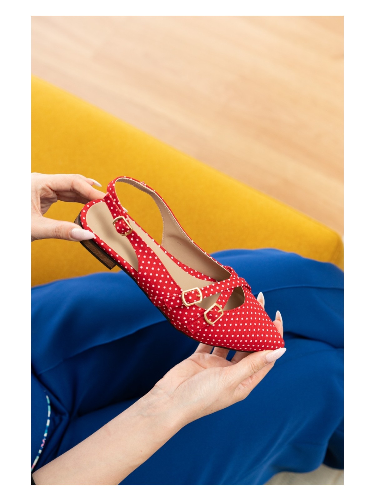 Divolya Pably Kahve Kırışık Rugan ( 2 cm Topuklu ) Sivri Burun Ayakkabı - Görsel 10